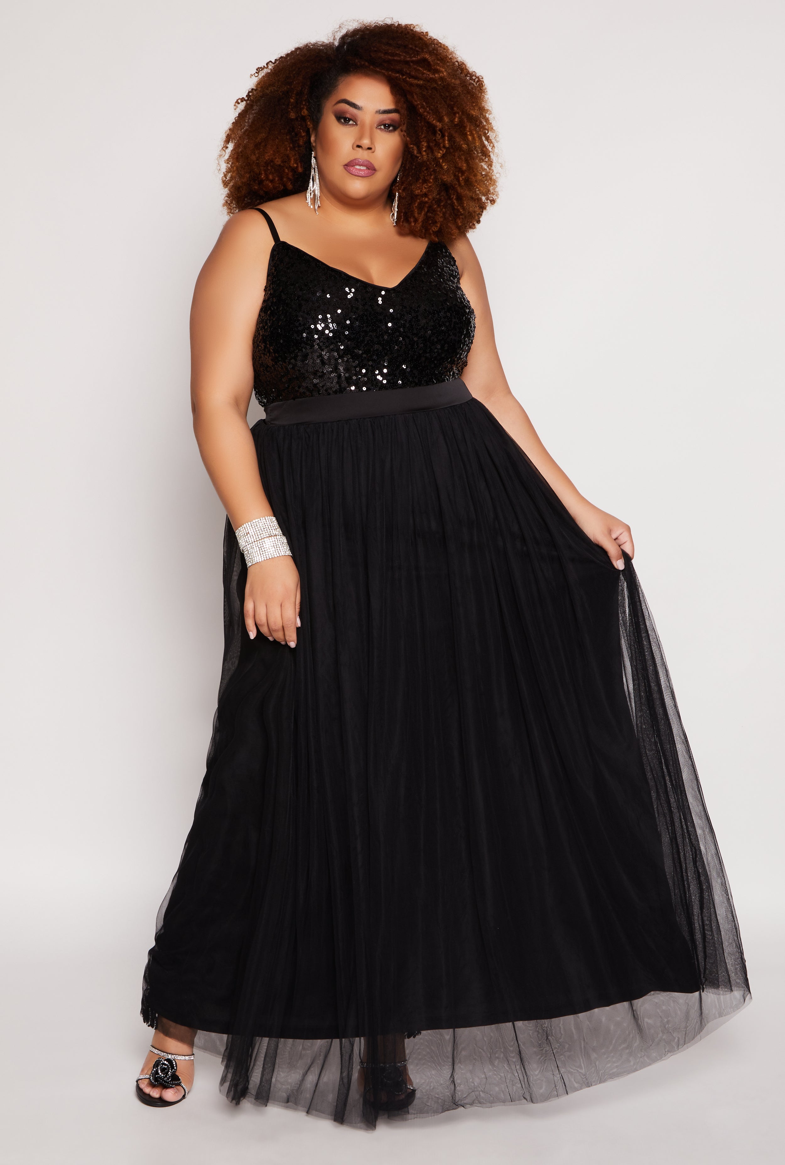 Cocktail and party plus size maxi dresses online