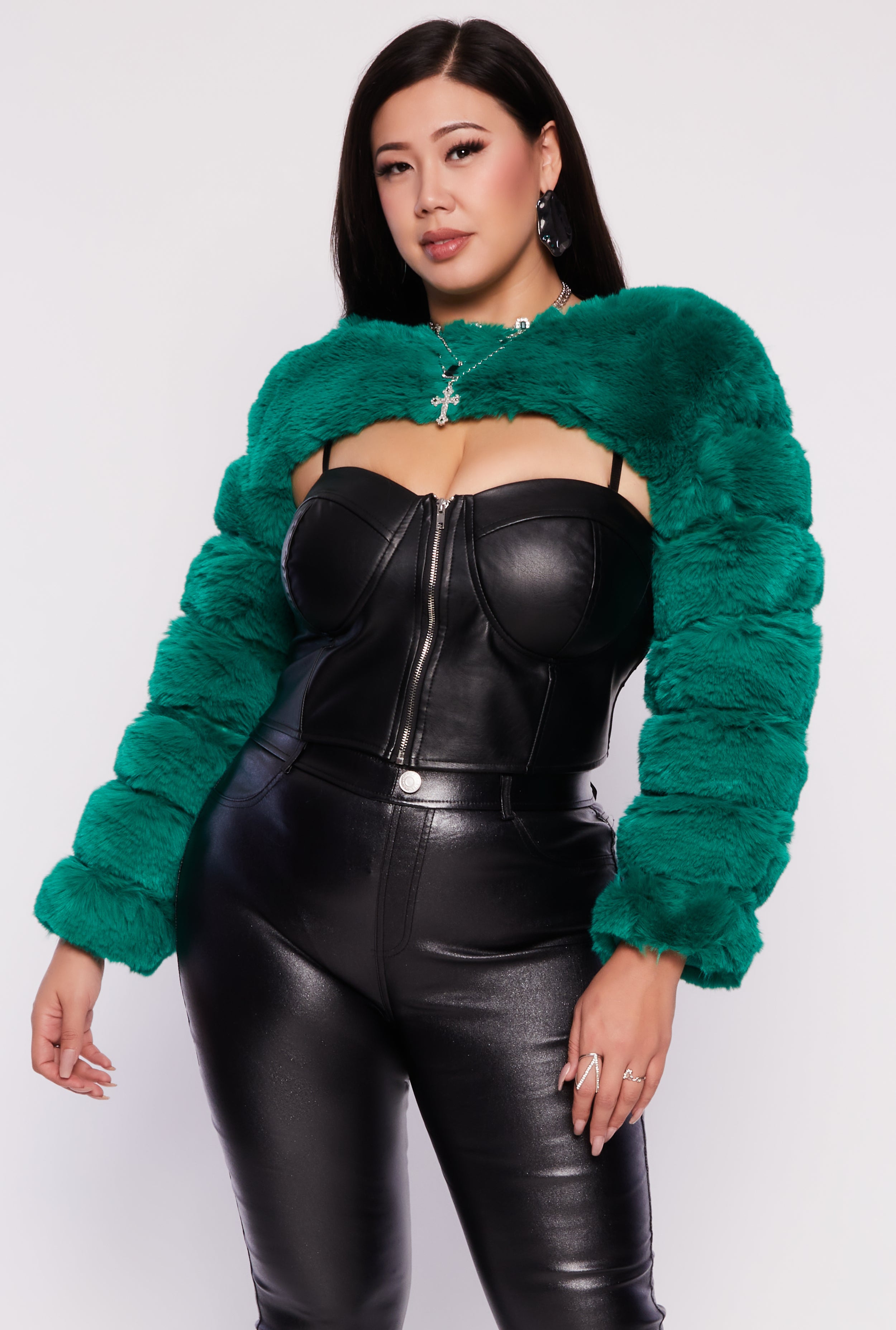 Plus Size Green Jackets Everyday Low Prices Rainbow