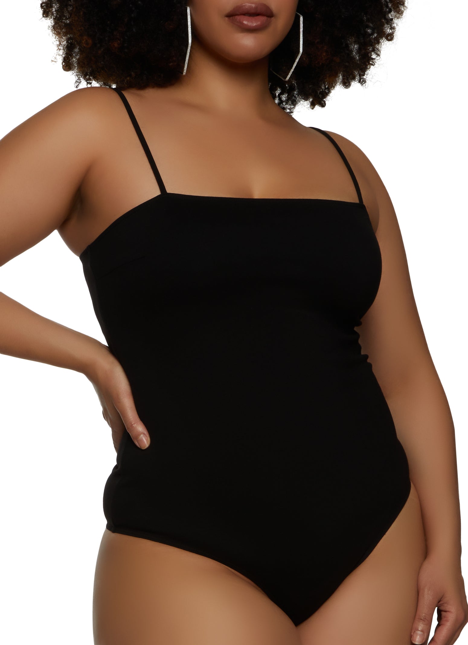Women Sexy Bodysuit Plus Size Basic Turtleneck/Scoop Neck Zipper Long  Sleeve Bodycon Leotard Top