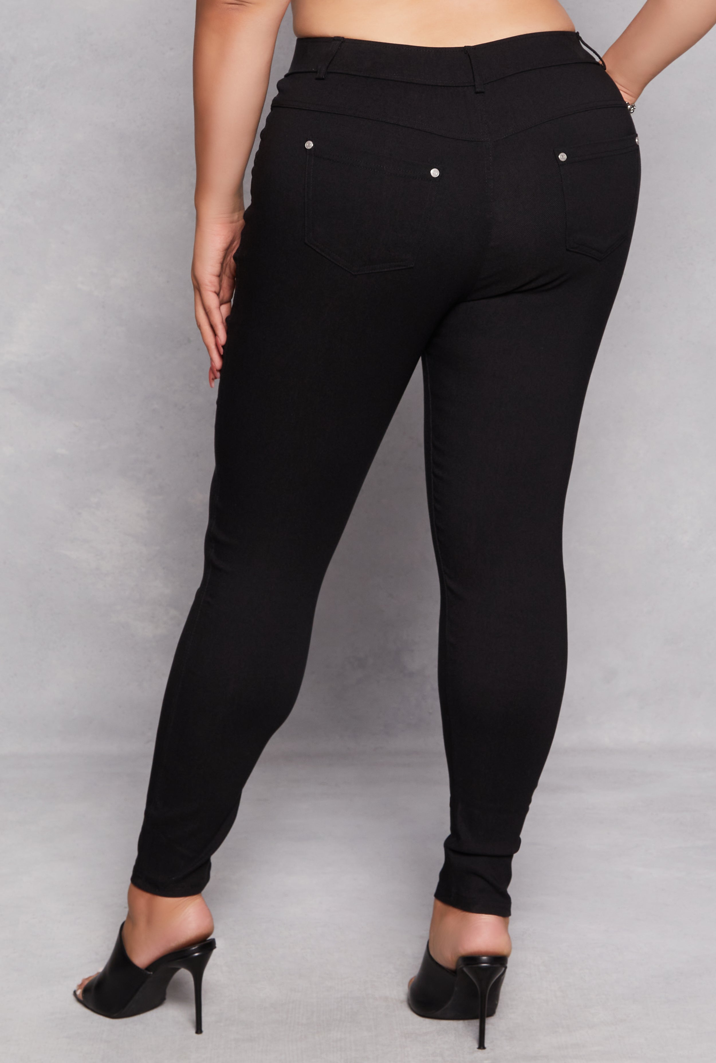 Plus size stretch dress pants best sale