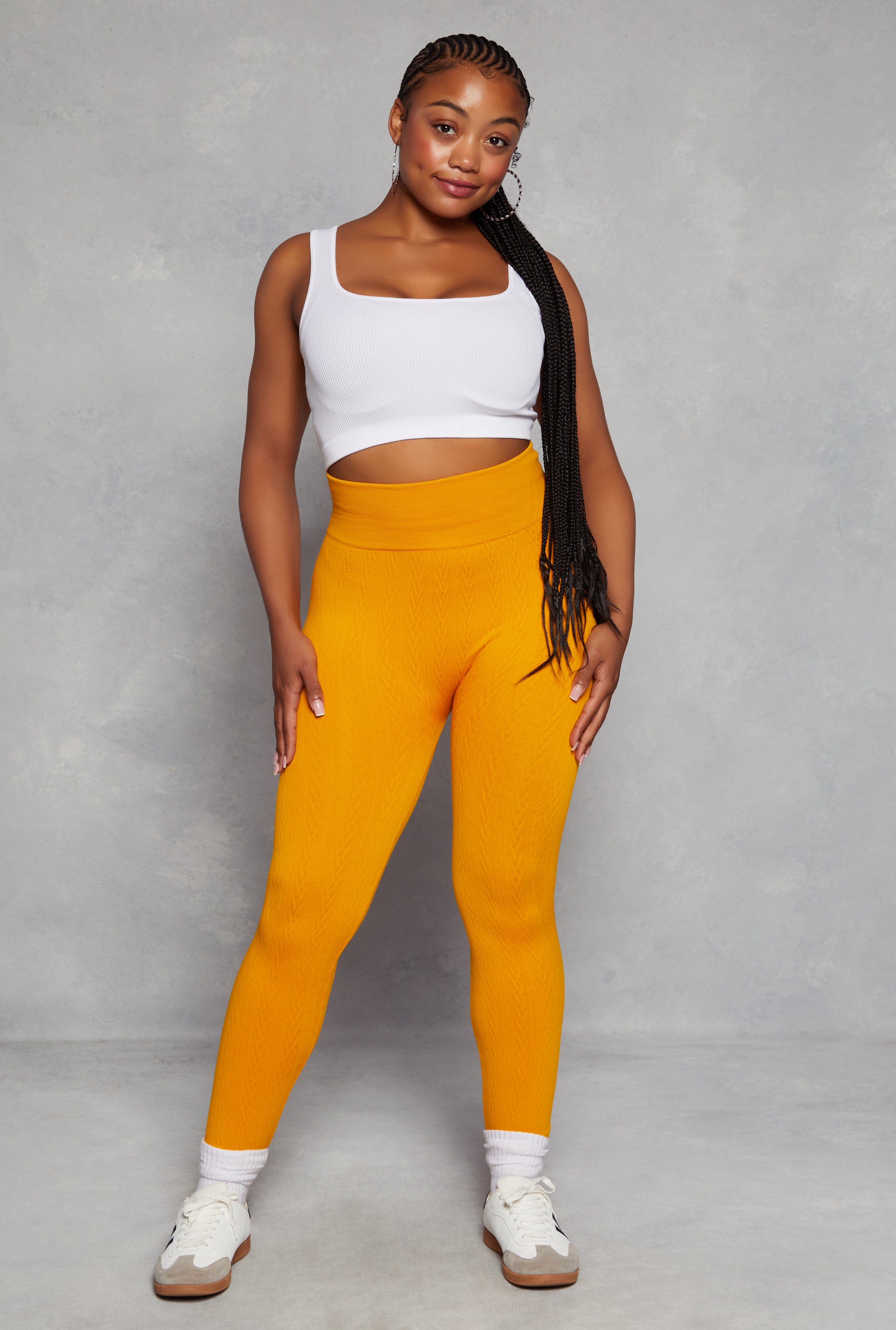 Plus size yellow tights best sale