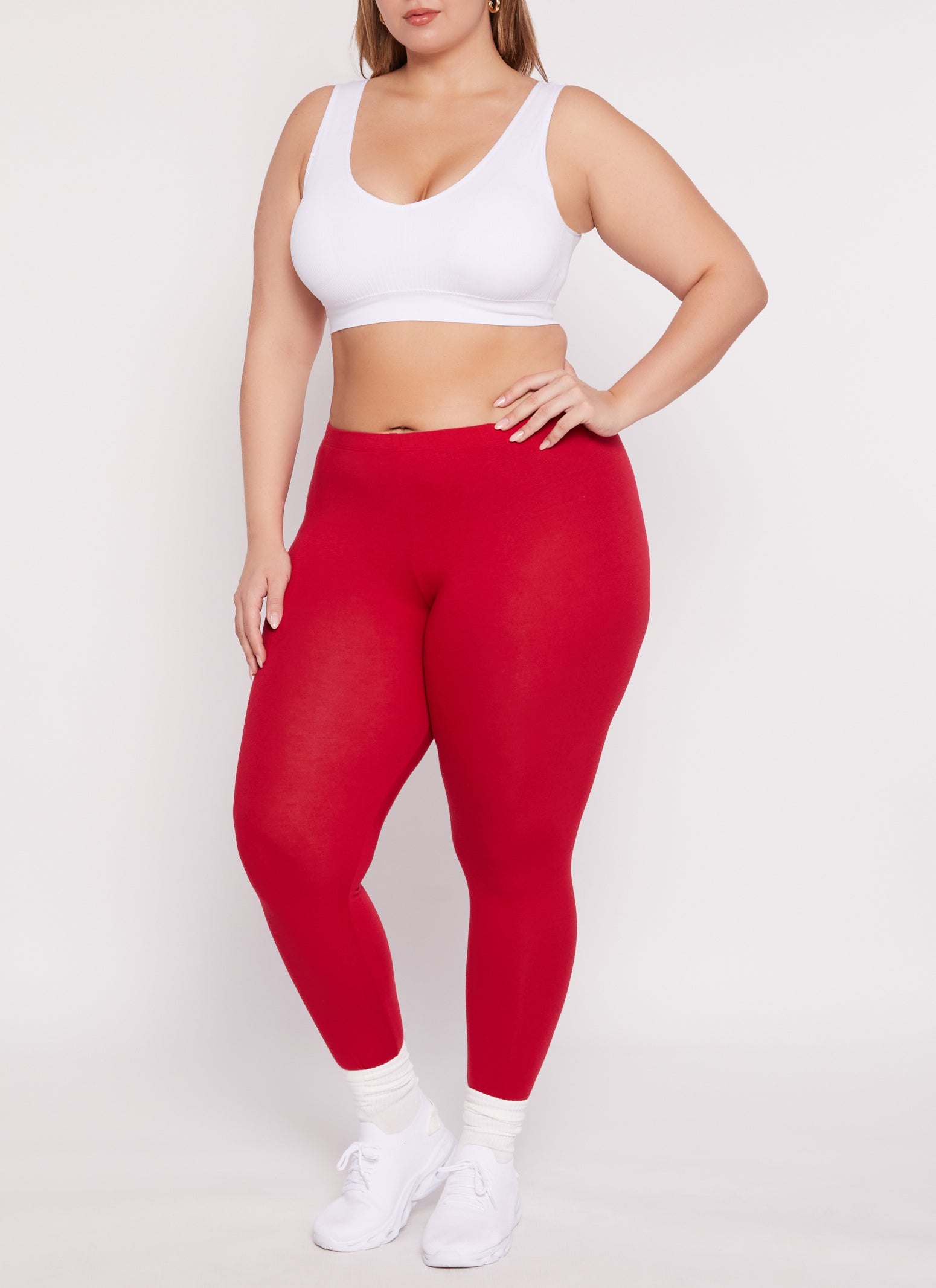 Plus size red tights hotsell