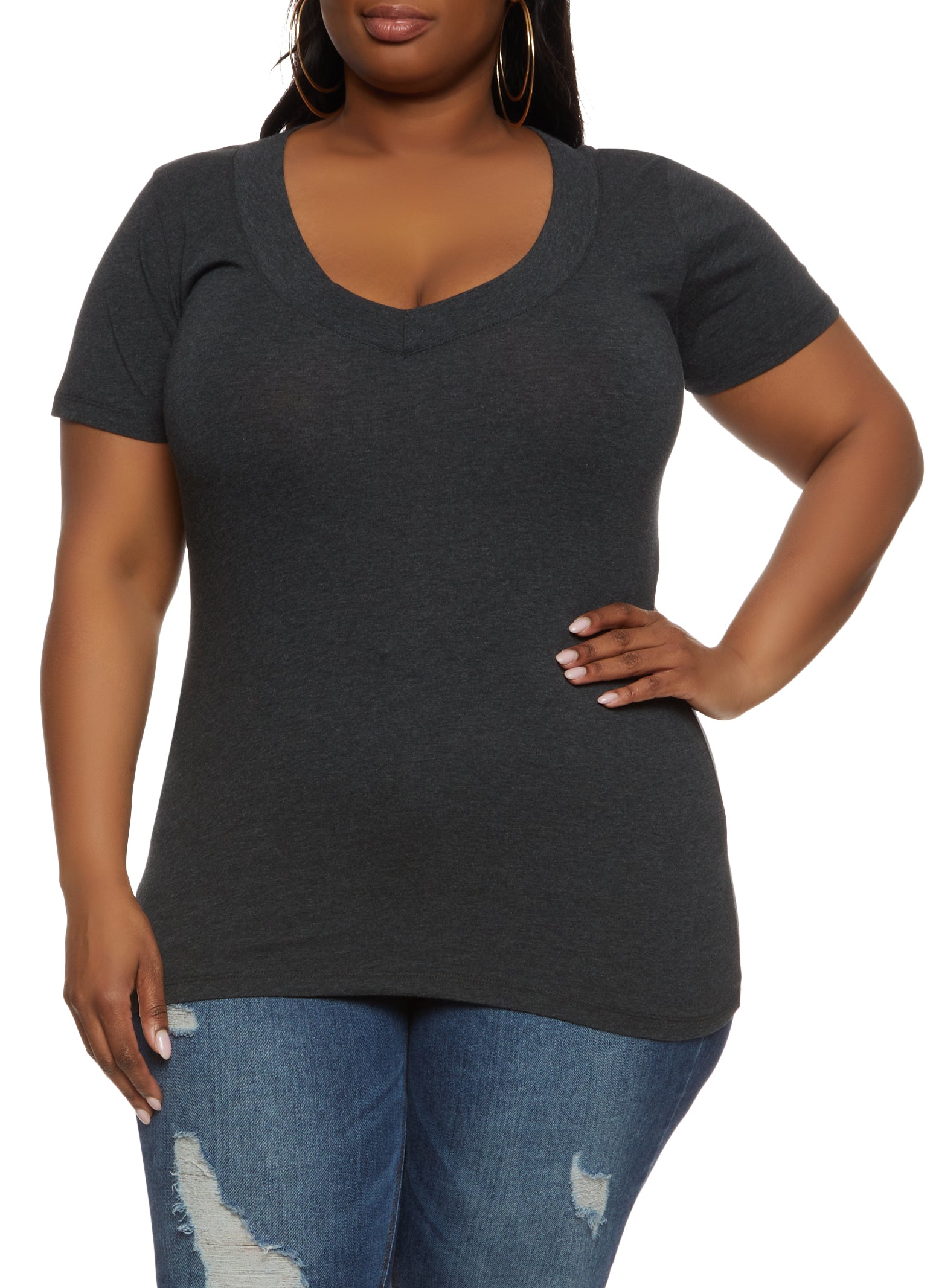 Ambiance Apparel Women's High Neckline Tank Top, 2 PK (Large, Black +  Heather Gray)