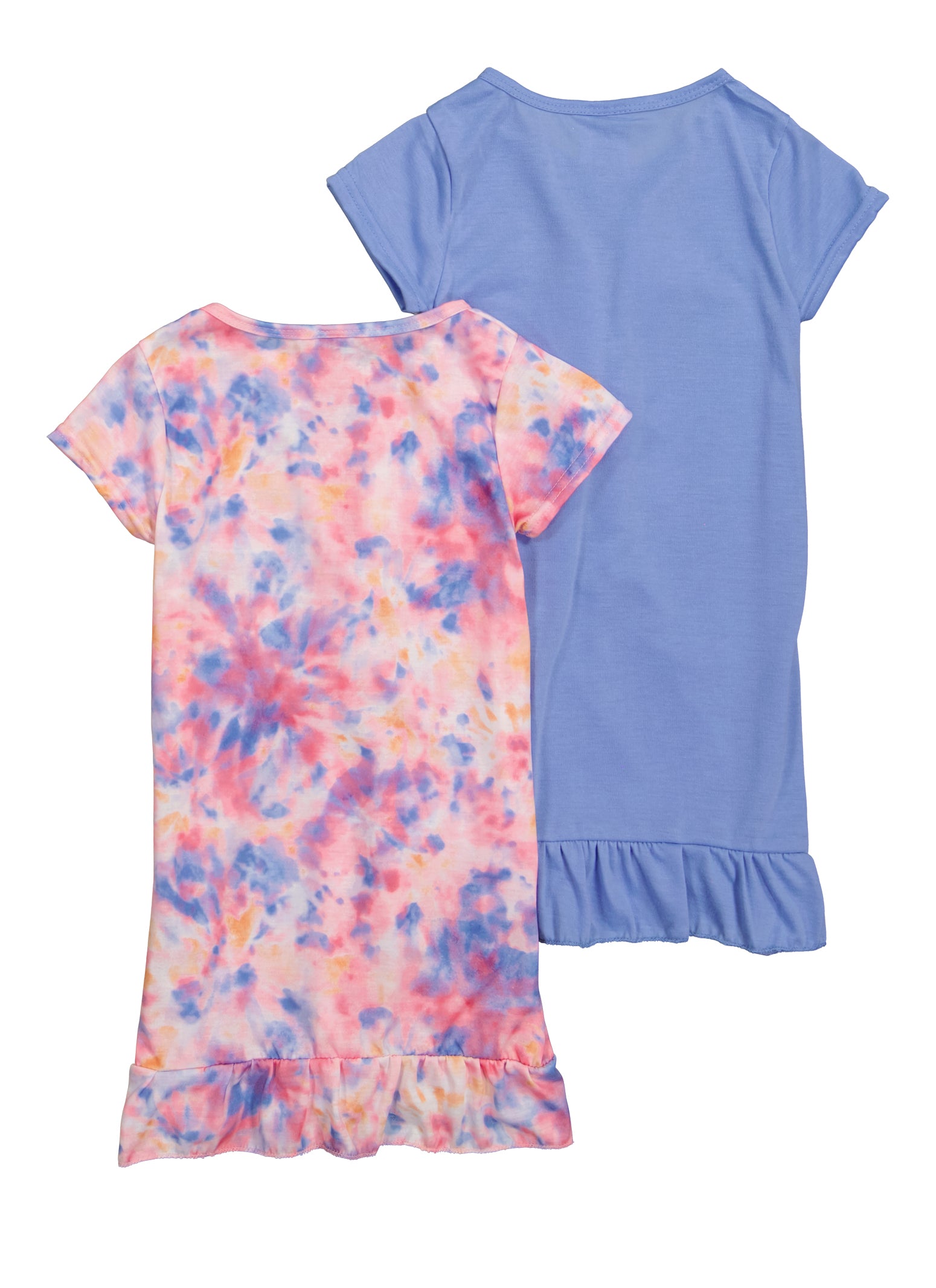 Girls 2 Pack Weekend Getaway Graphic Nightgowns