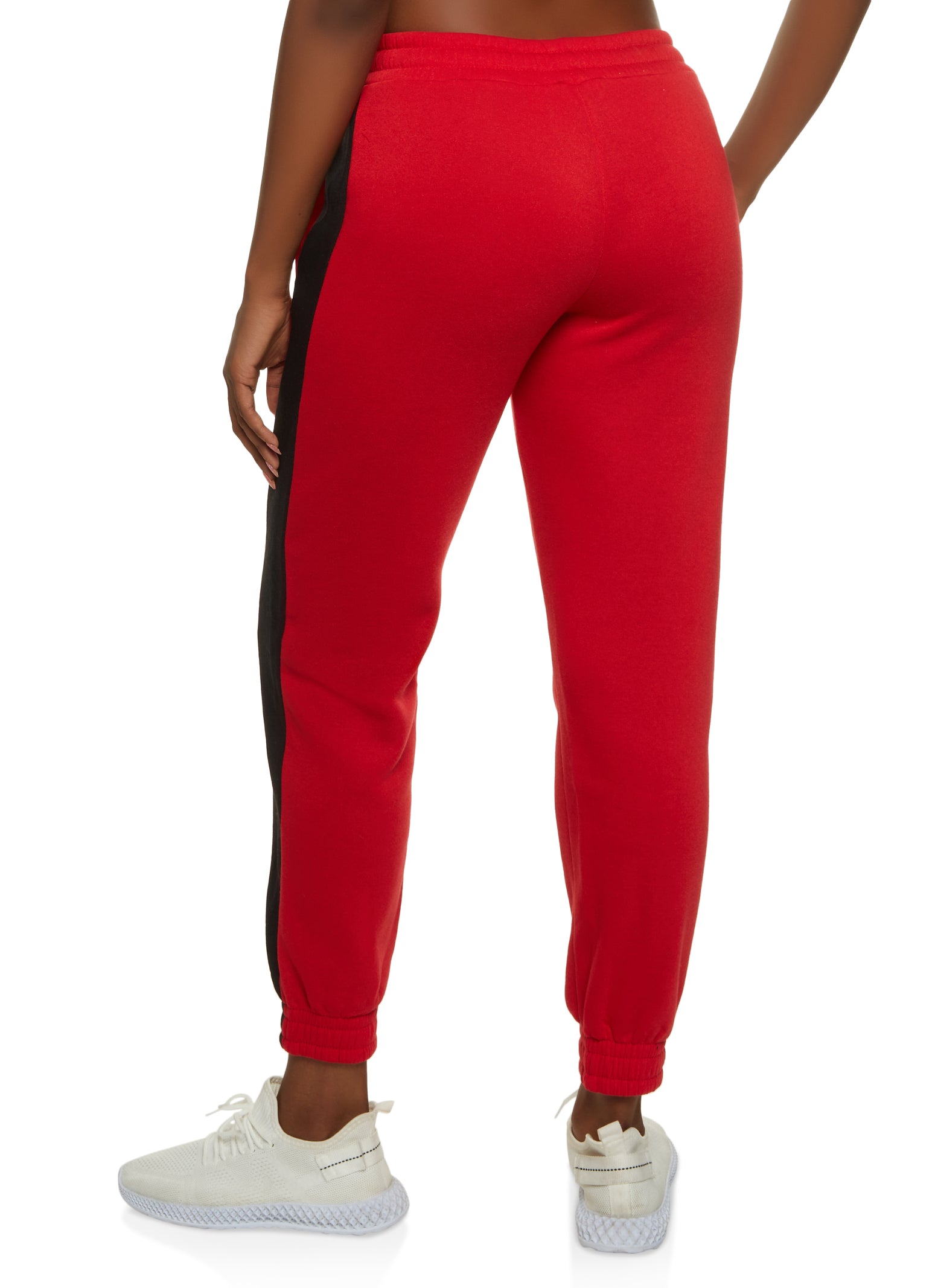 Red discount graphic sweatpants