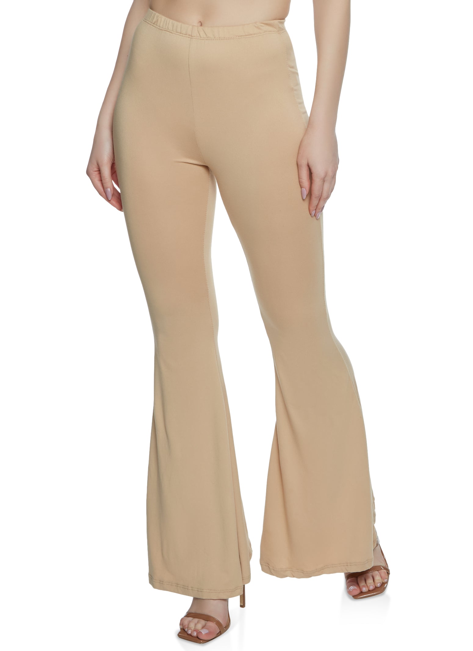 Khaki bell deals bottom pants