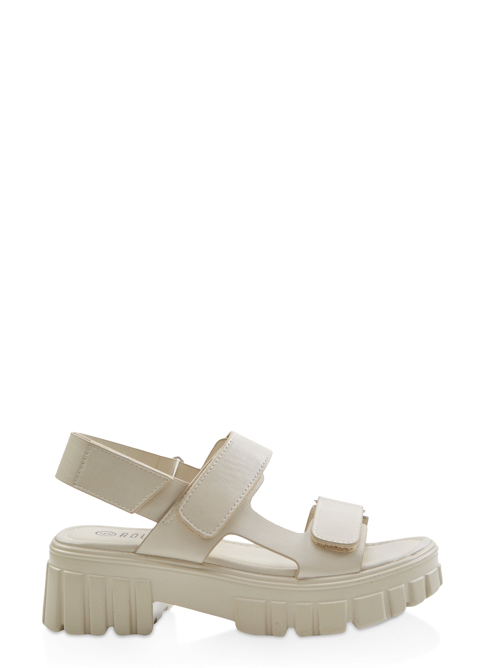 Velcro Strap Platform Sandals