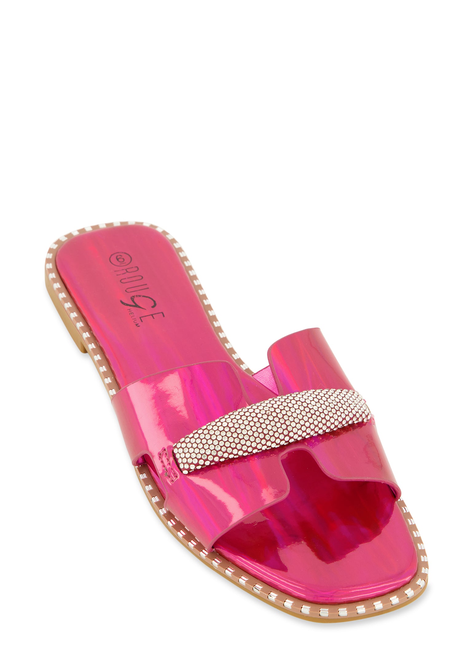 Neon slides with on sale rhinestones