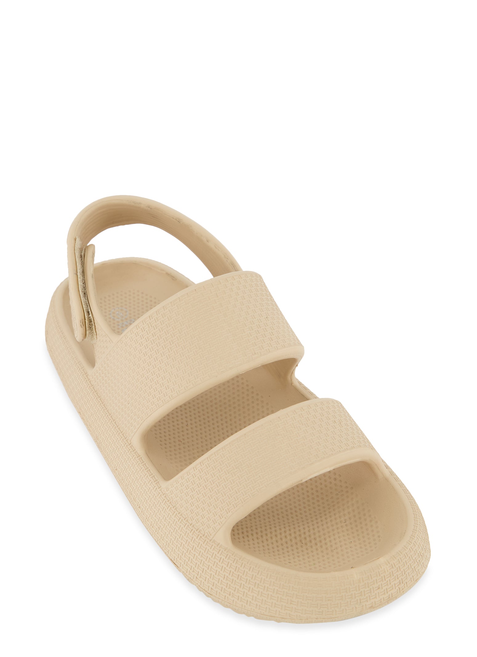 Velcro Slingback Sandals Tan