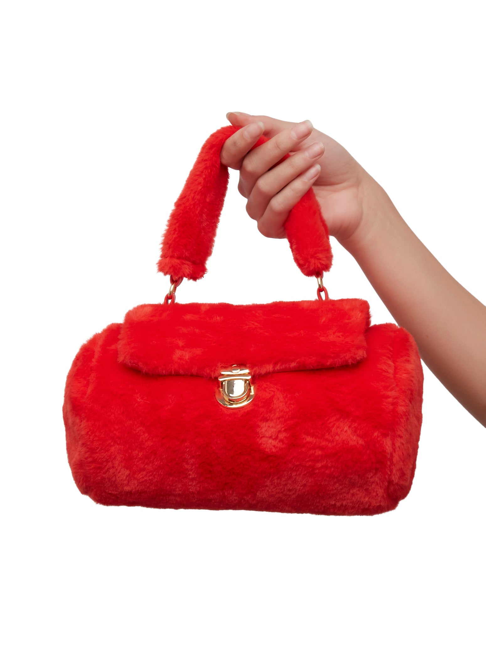 100% Real Angora goat Fur Handbag Womens Purse Wallet Bag Cross body  Shoulder | eBay