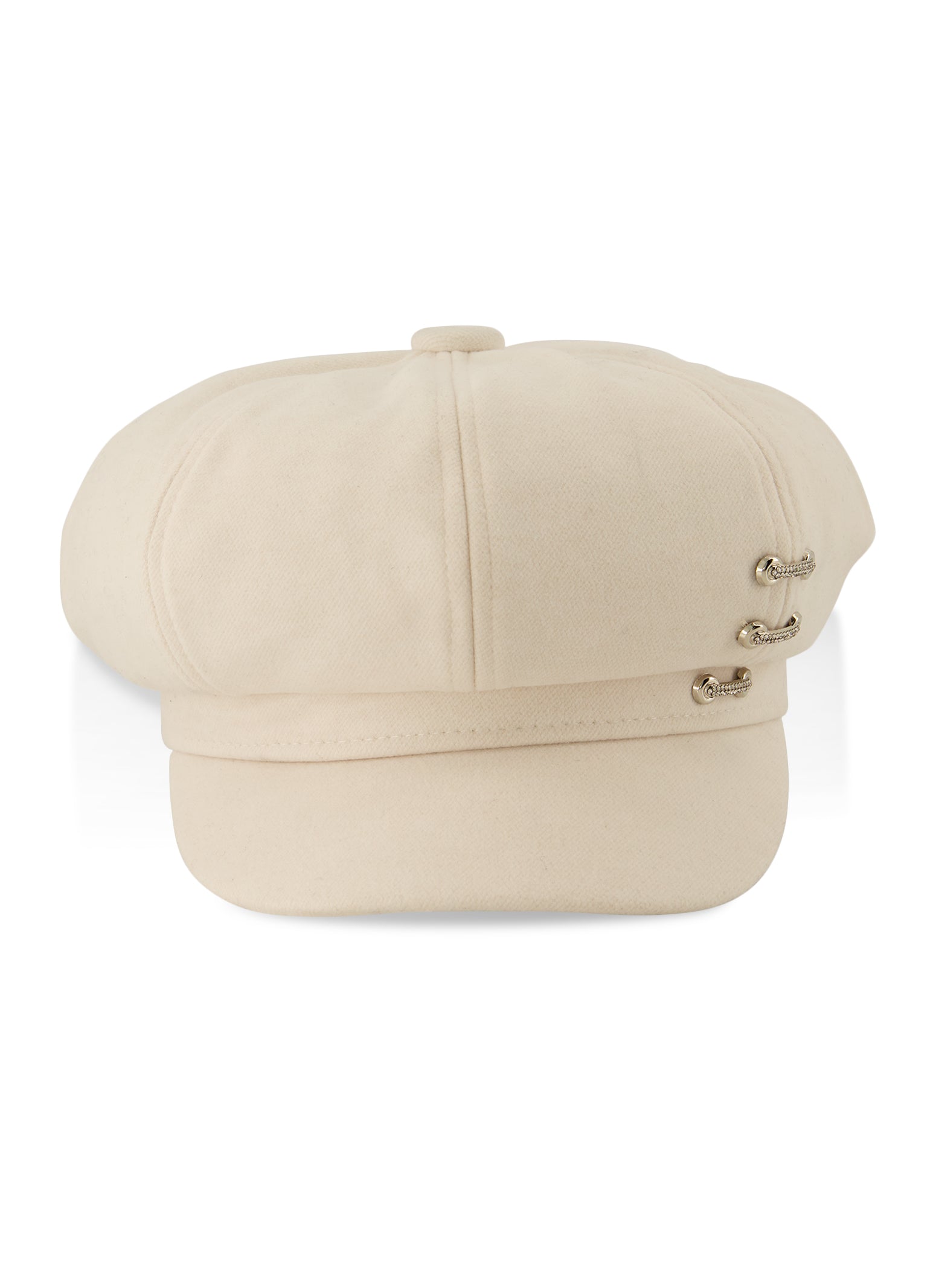 Rhinestone Detail Cabbie Hat