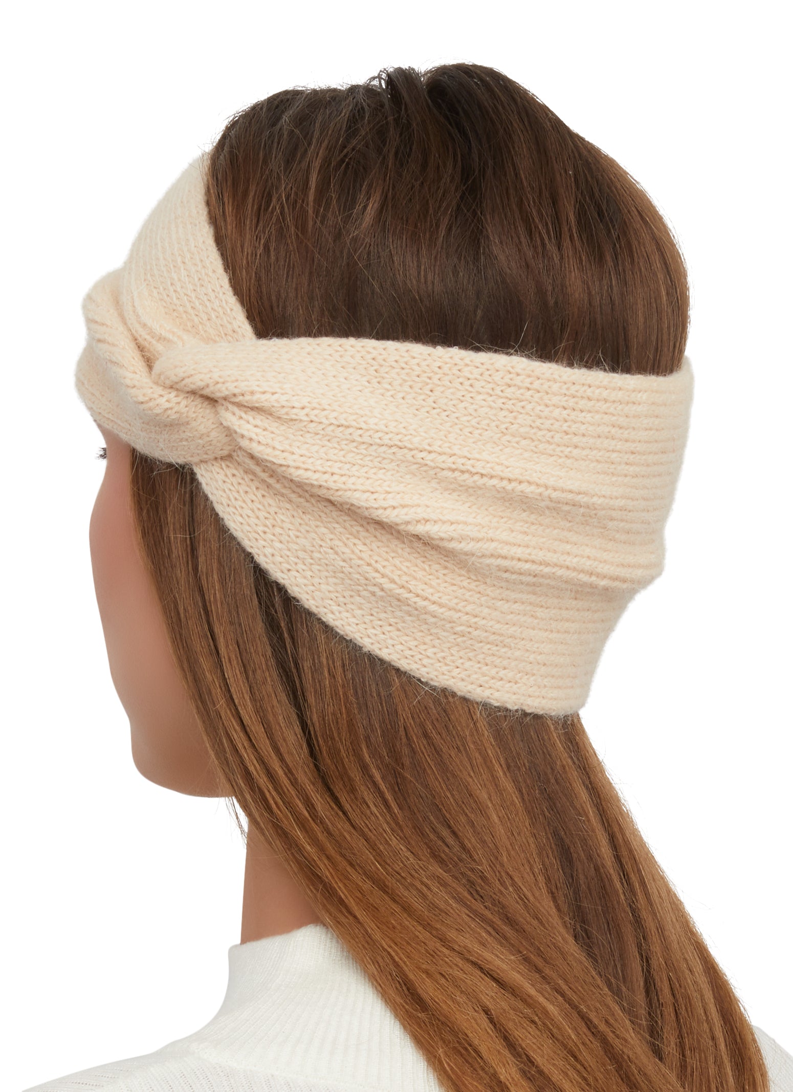 Twist Detail Brushed Knit Head Wrap