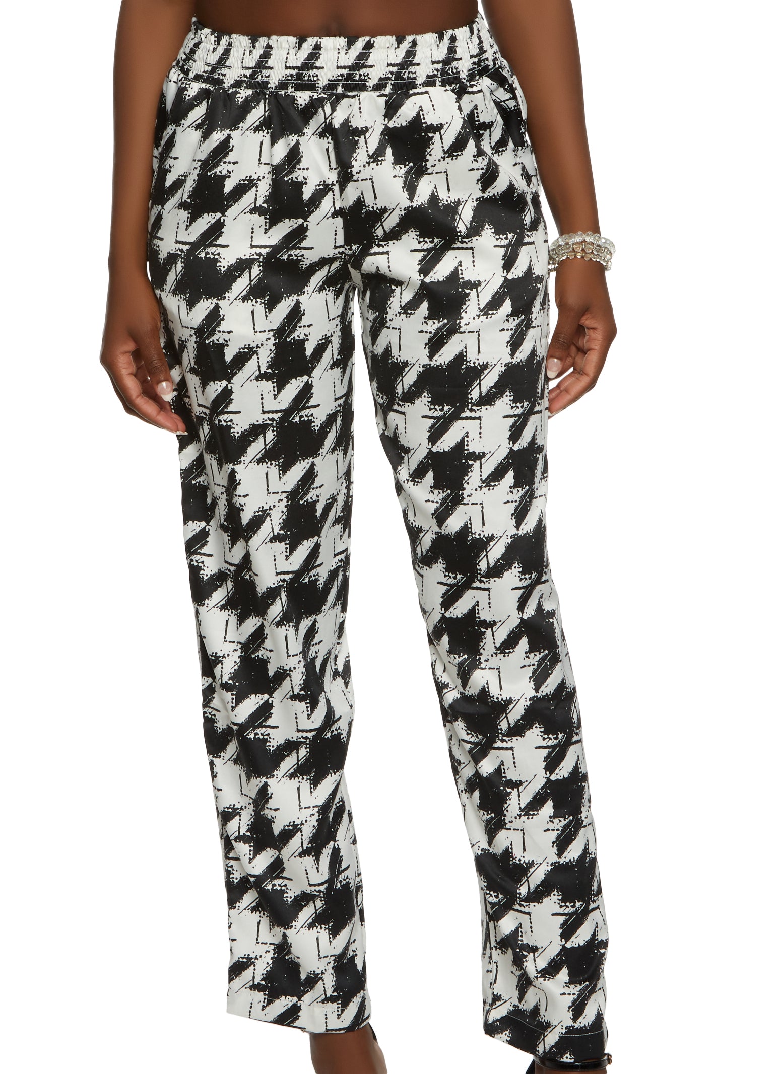 Houndstooth Pants Women | Houndstooth Trousers Womens | Houndstooth Pattern  Pants - Pants & Capris - Aliexpress