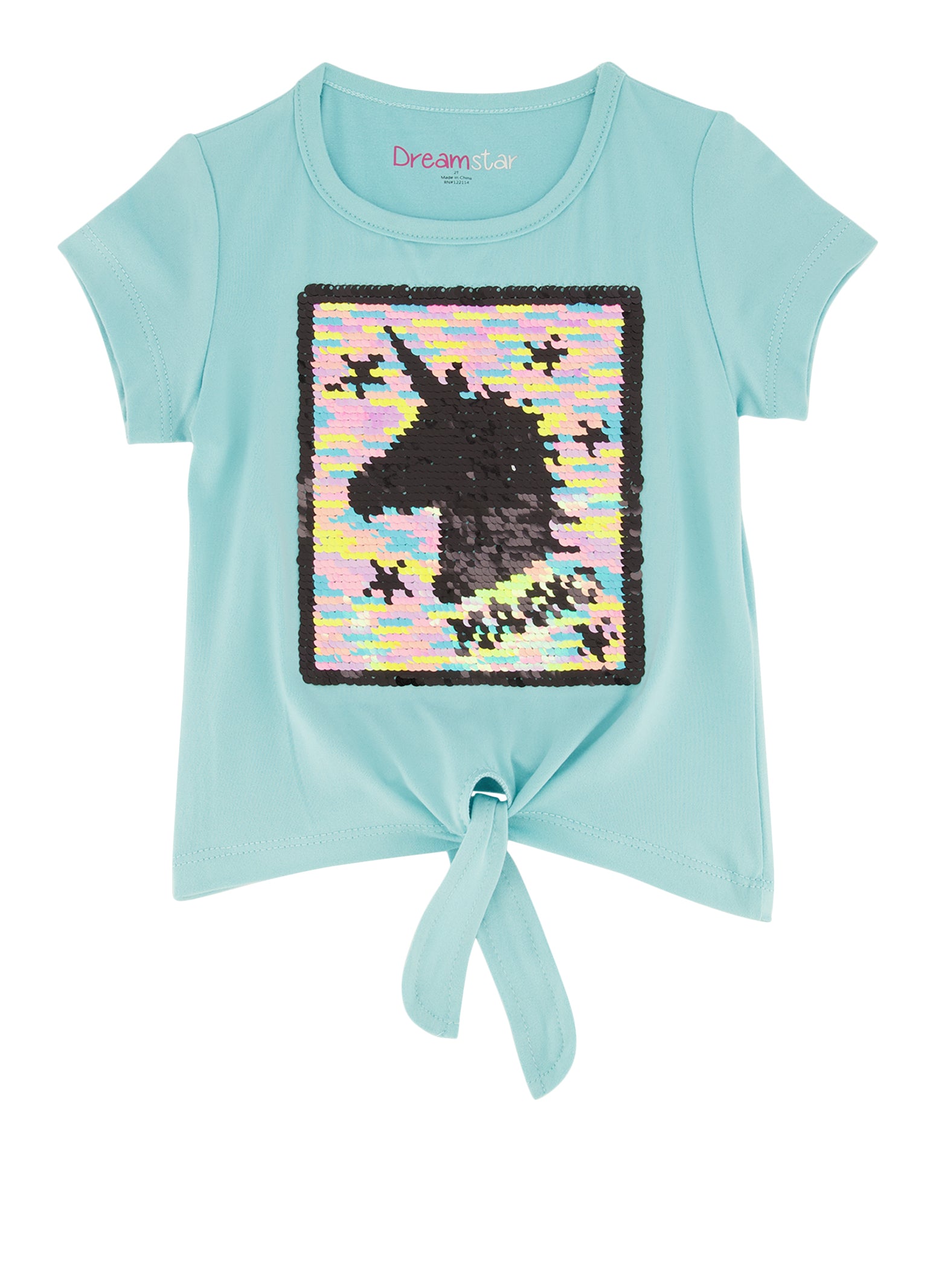 Baby And Toddler Girls Short Sleeve Unicorn Graphic Tee
