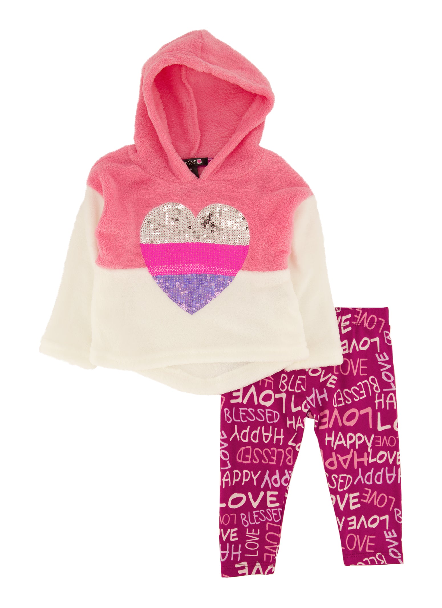 Girls plush store hoodie