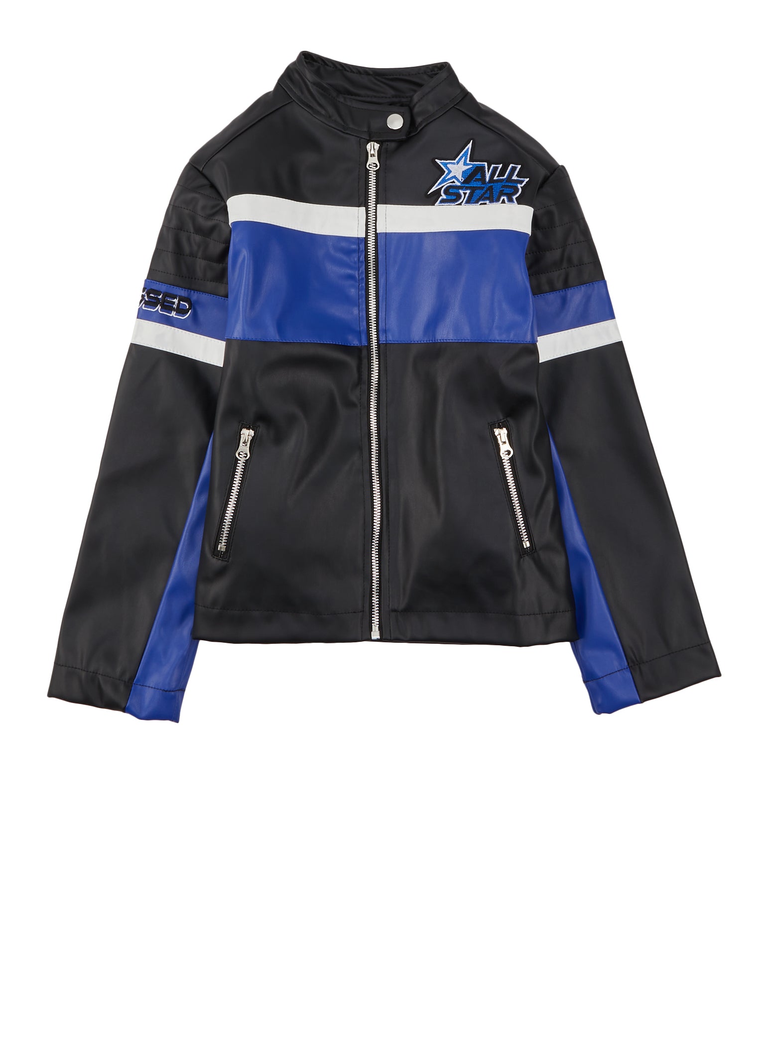 Girls royal blue on sale jacket