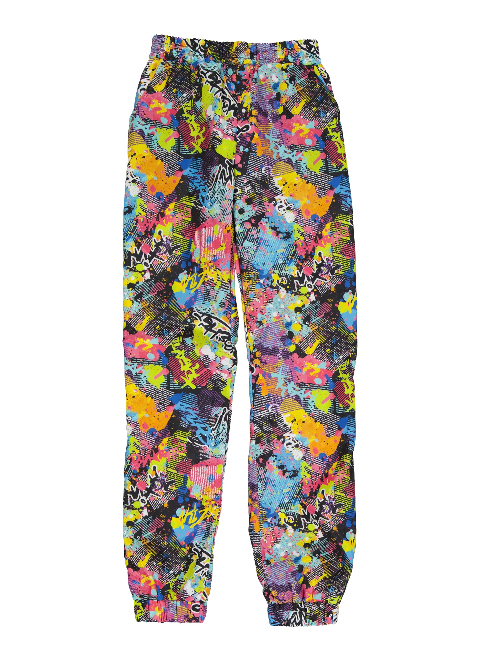 Girls Graffiti Print Windbreaker Joggers