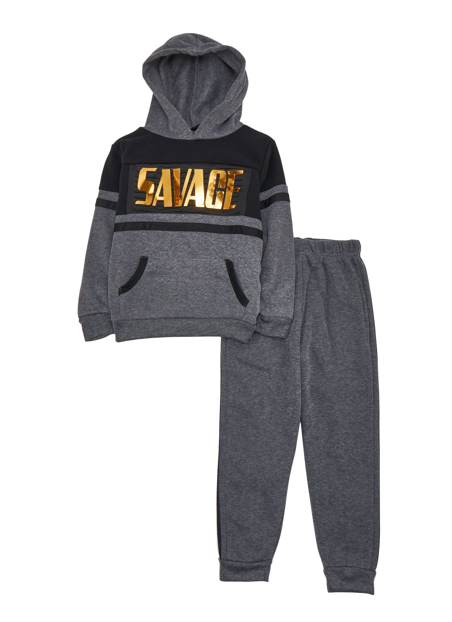 Little Boys Savage Hoodie and Joggers