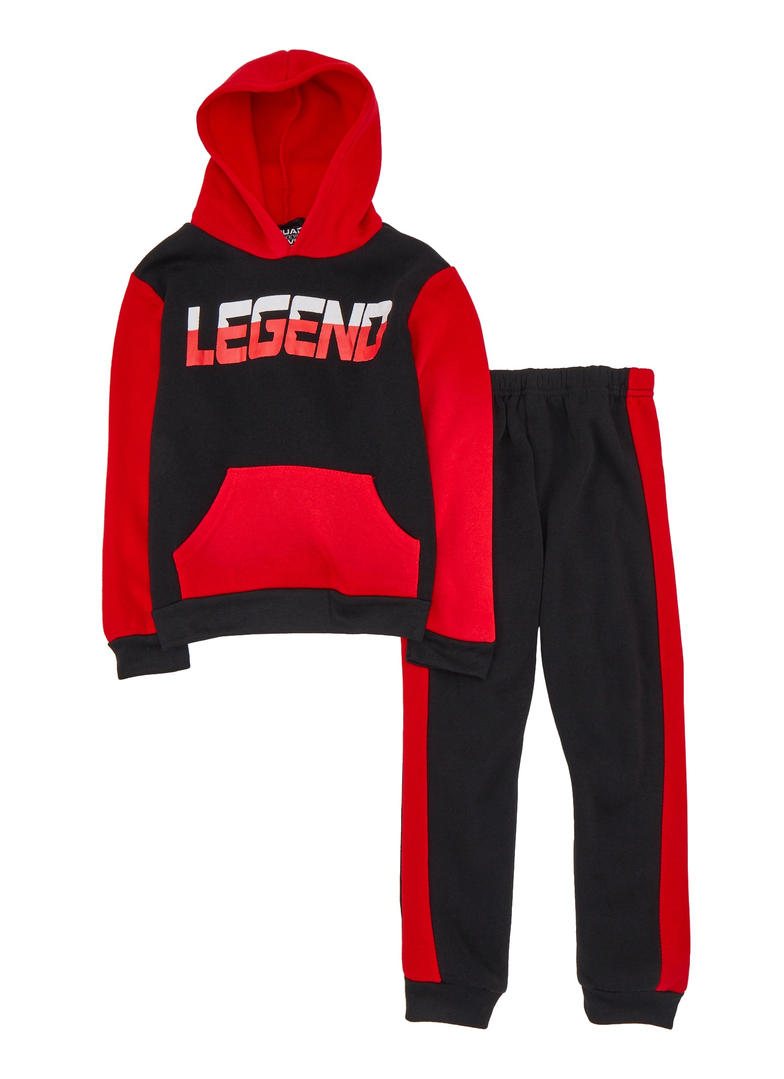 Little Boys Legend Color Block Hoodie and Joggers Set