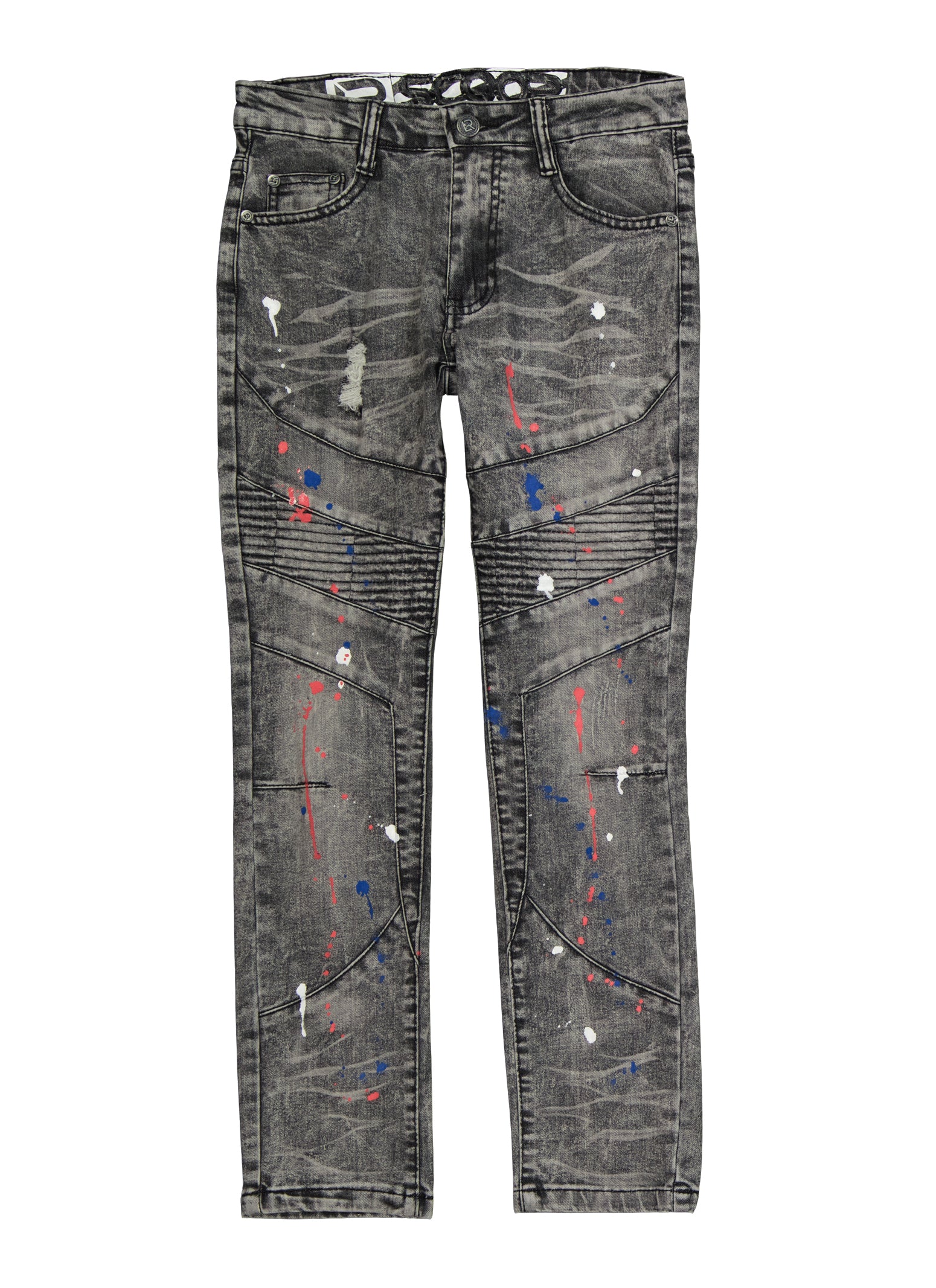 Grey on sale paint jeans