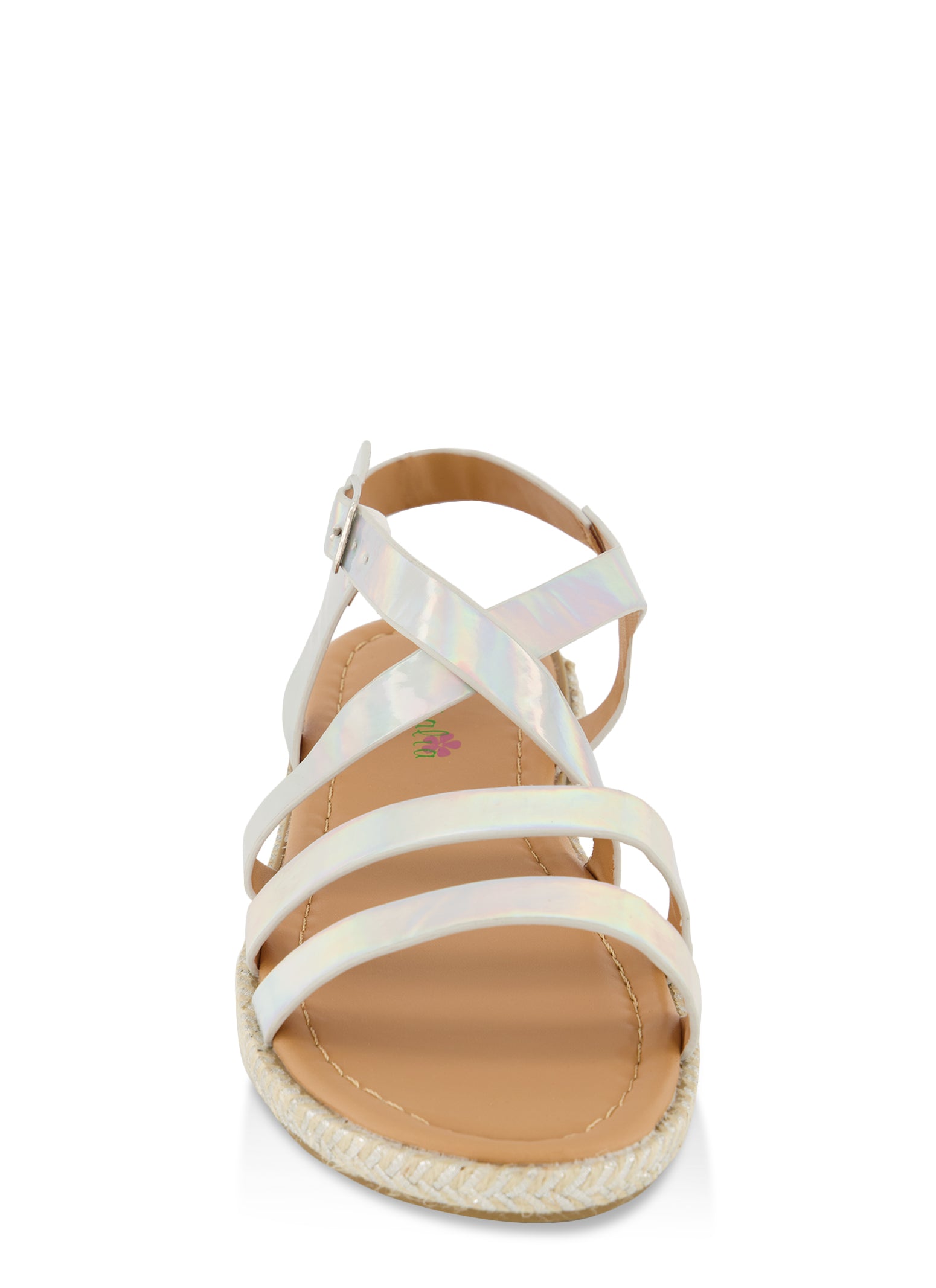 Girls on sale iridescent sandals