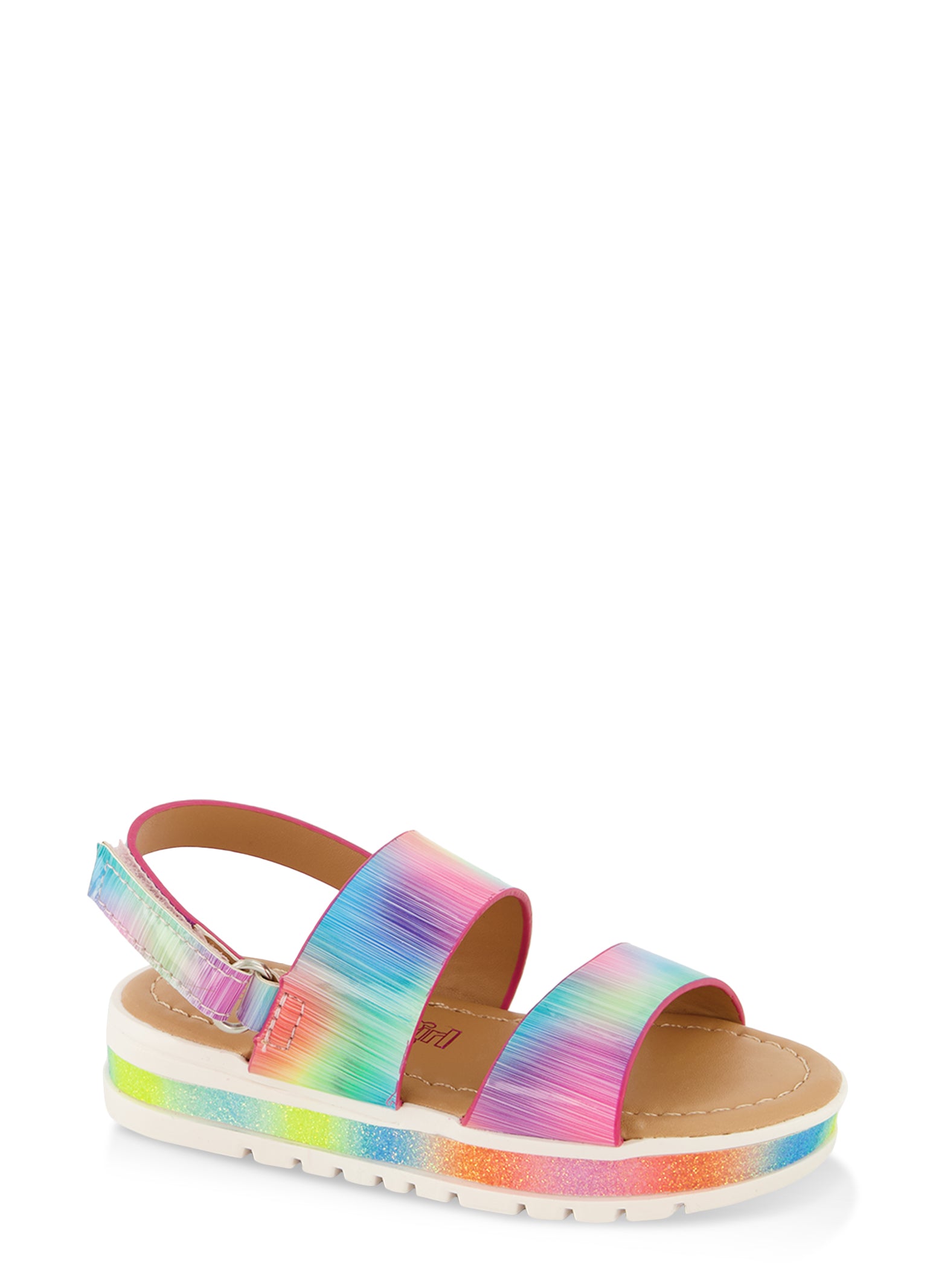 Toddler Girls Velcro Strap Tie Dye Sandals