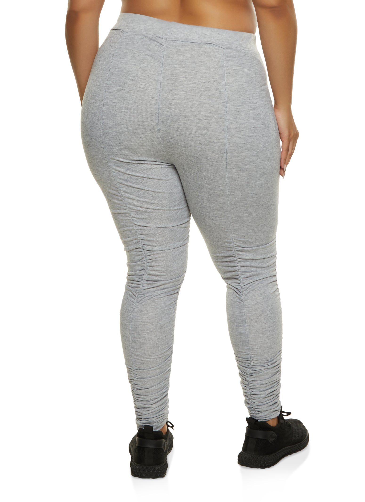 Plus Size Stacked Drawstring Pants