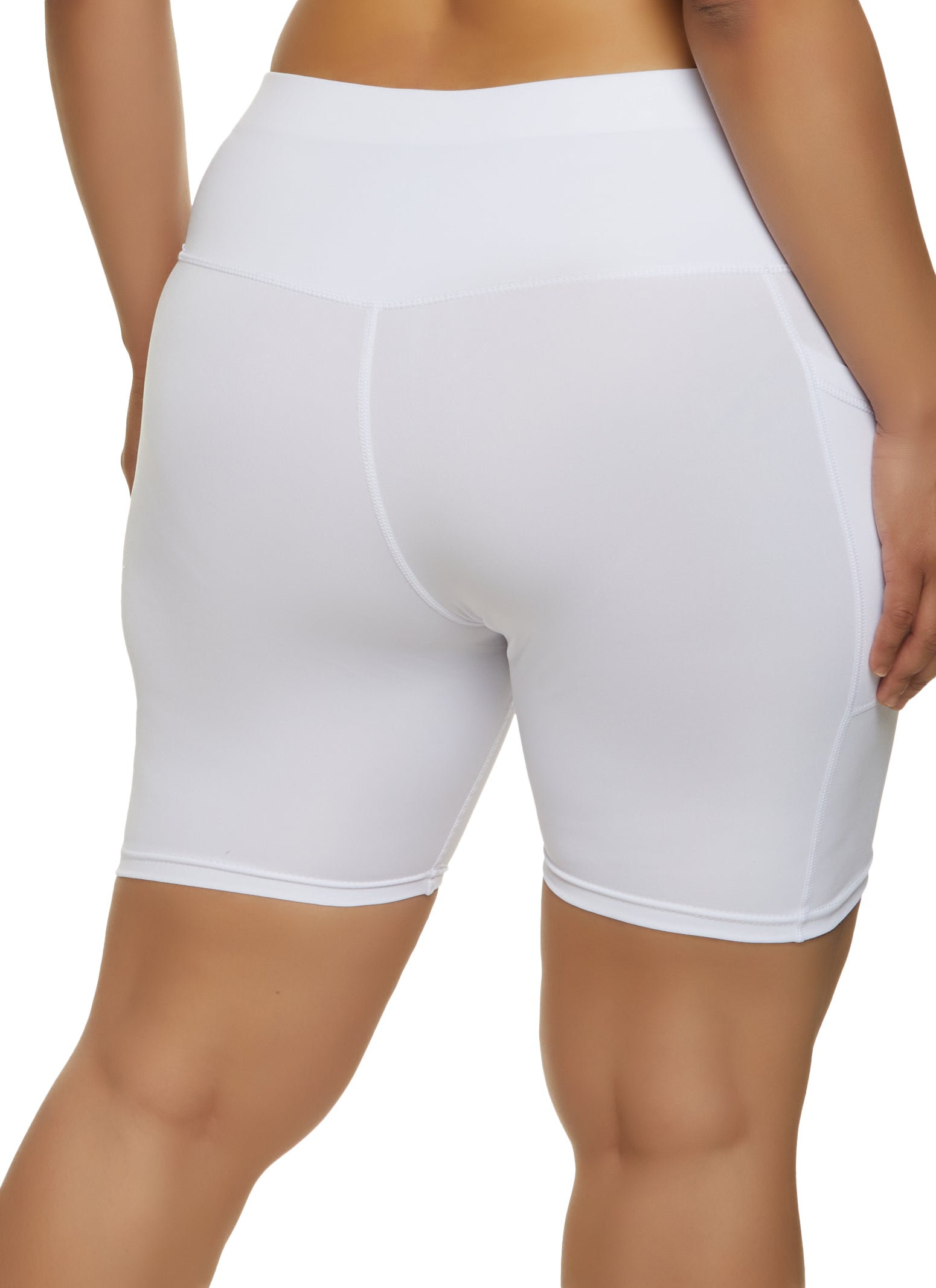 Plus size bike shorts best sale with pockets