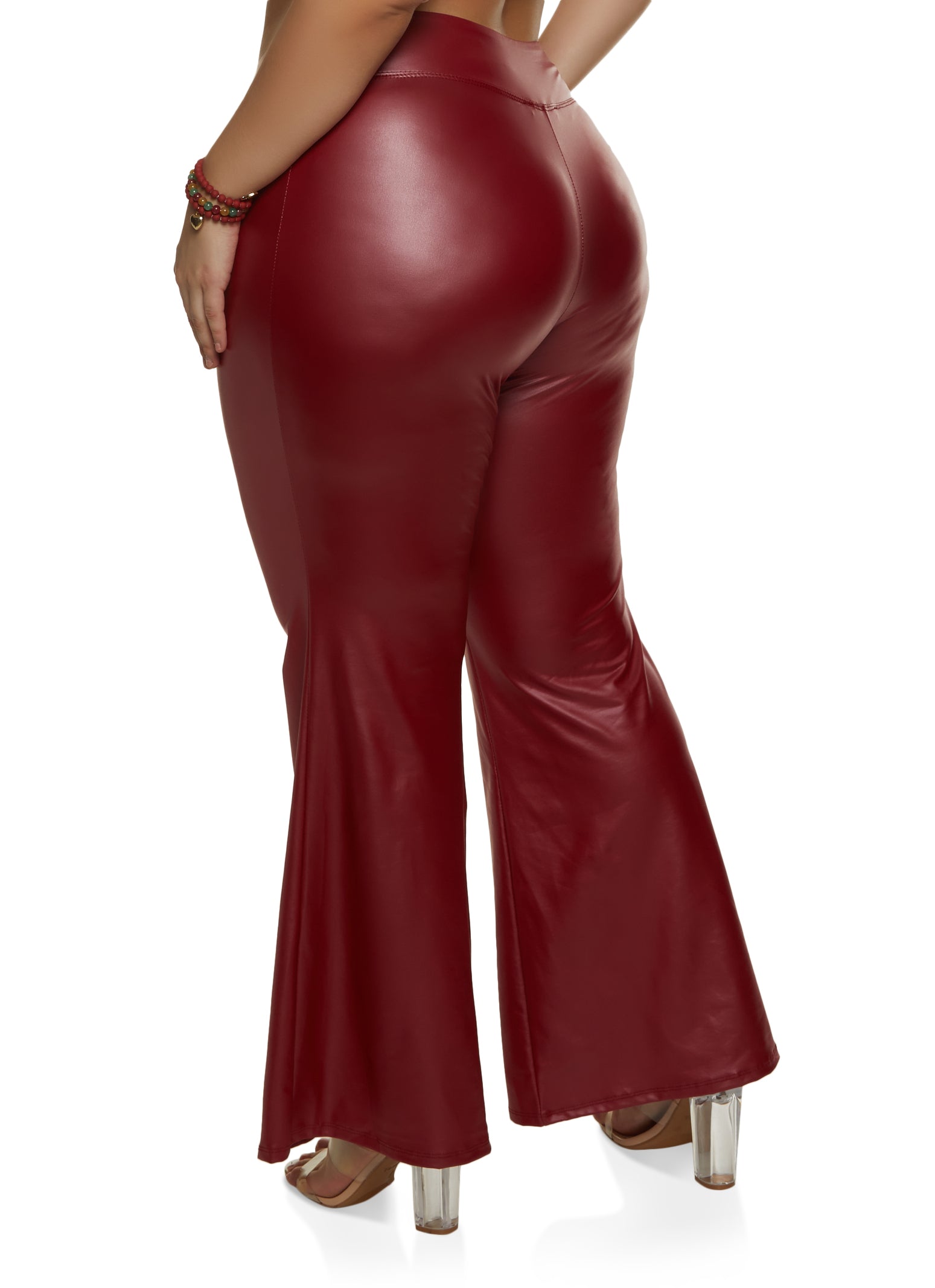 Stylish Red Leather Pants for a Fashionable Look