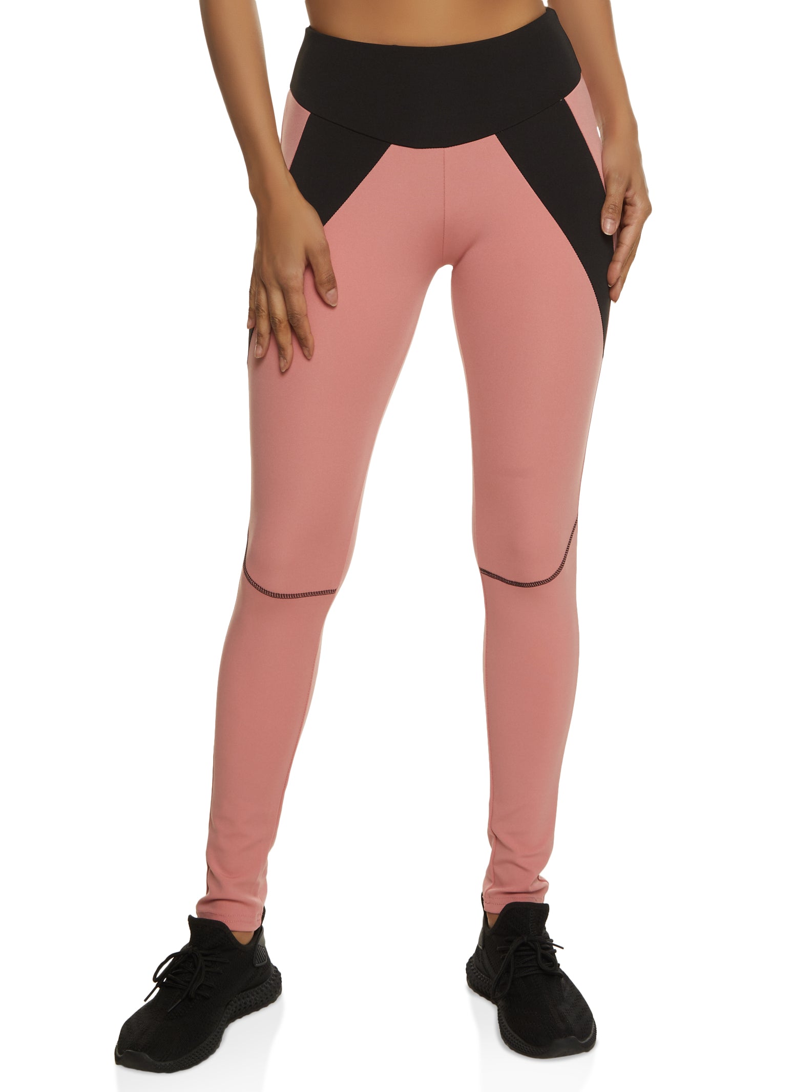 PUMA Color Block Women Black, Pink Tights - Buy PUMA Color Block