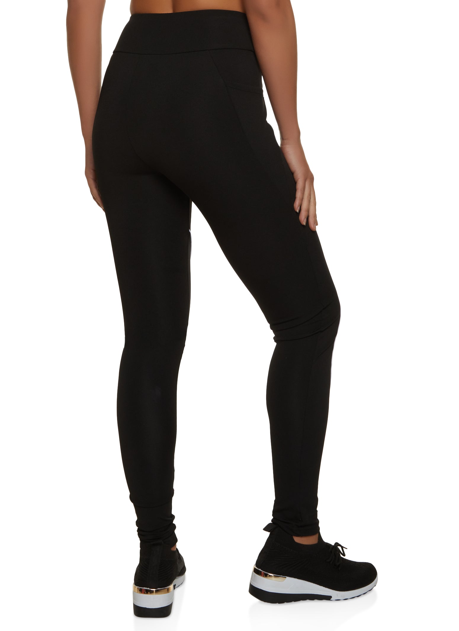 Mesh Insert Pocket Leggings