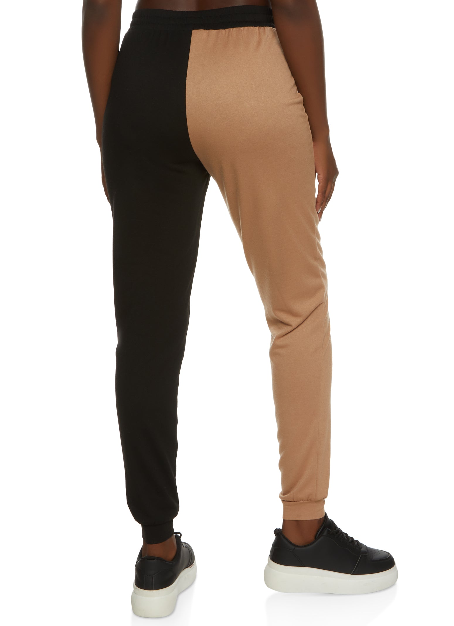 Color block elastic online joggers