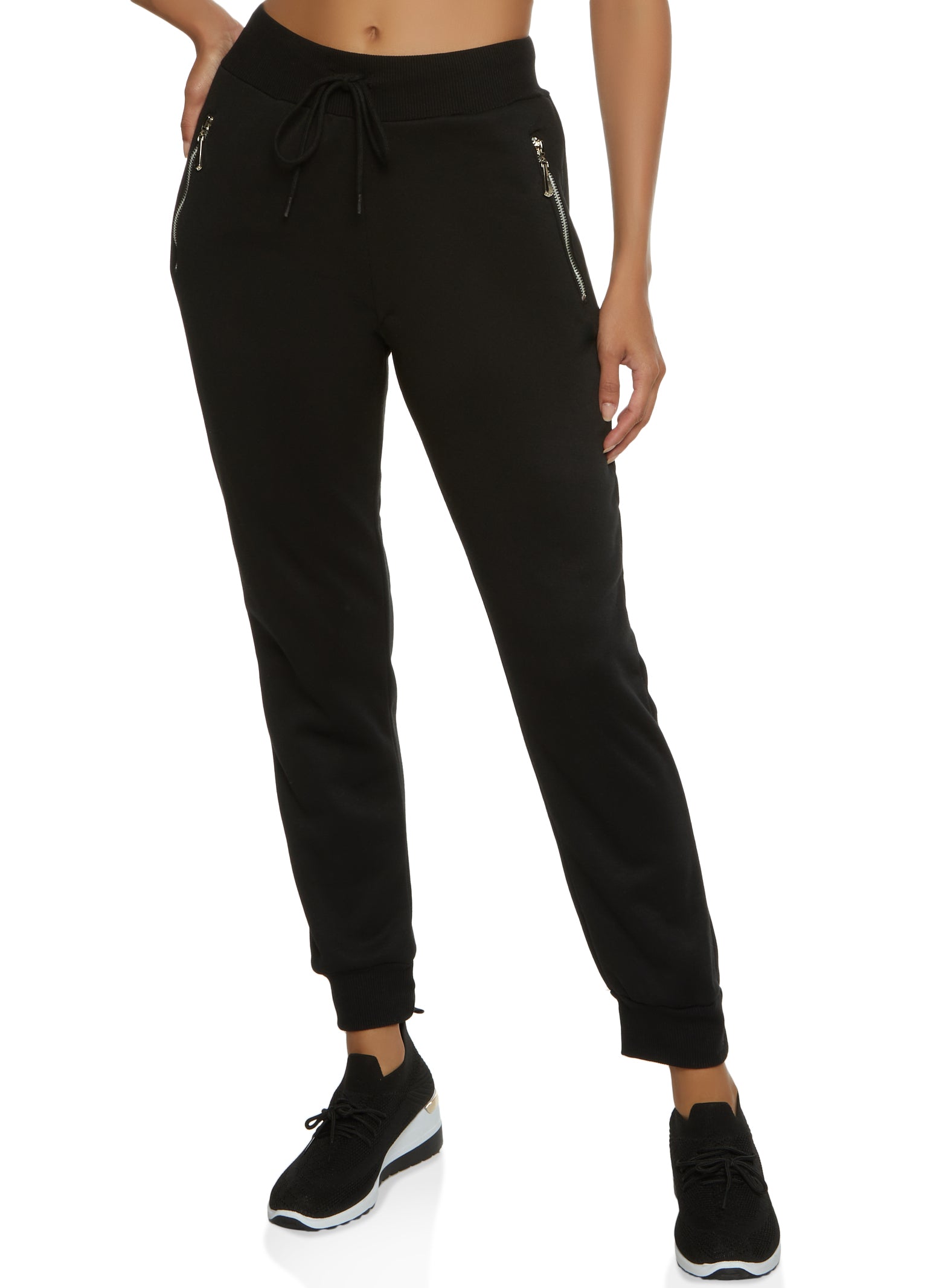 Womens zip pocket discount joggers