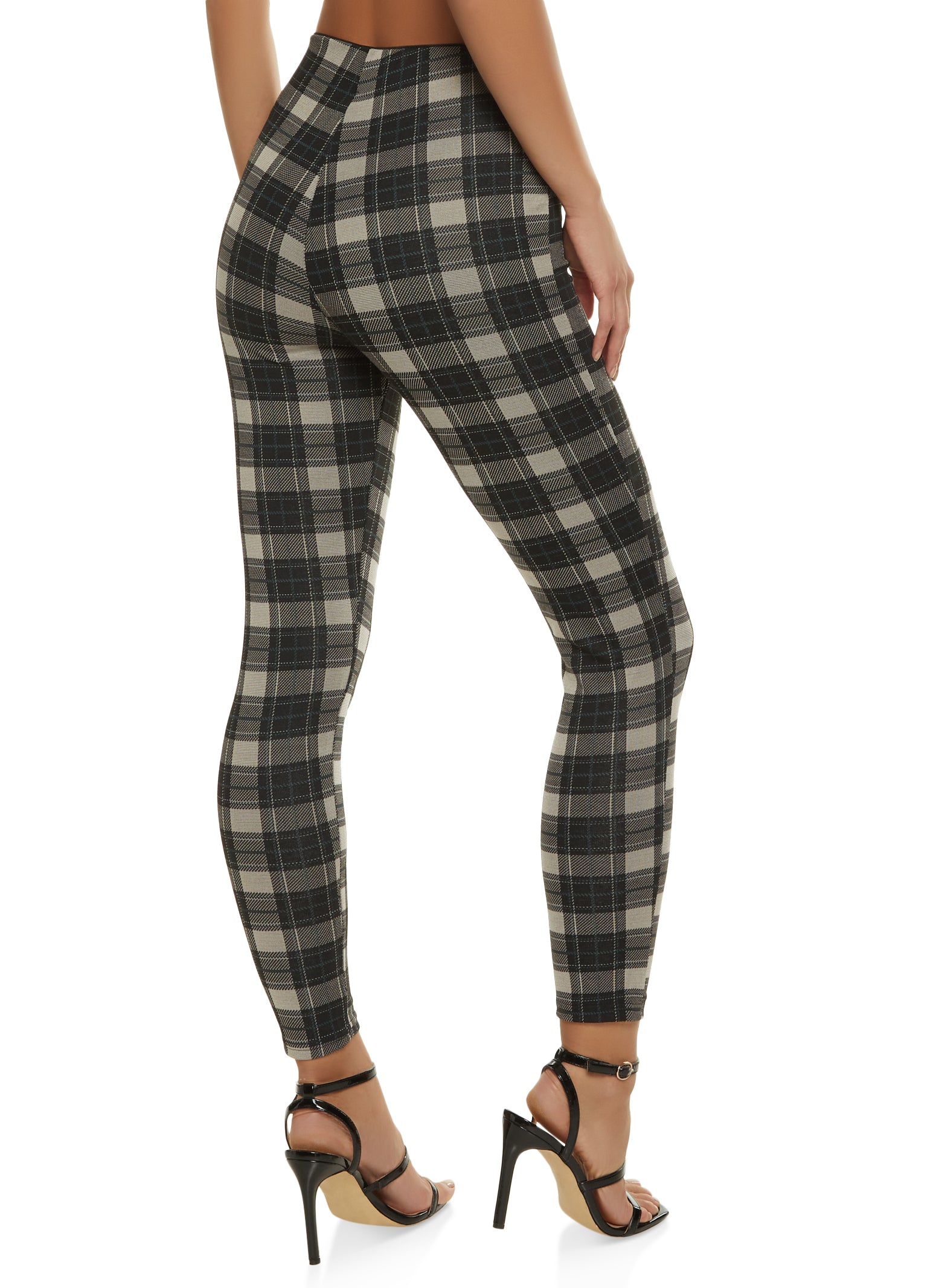 Plaid skinny dress clearance pants