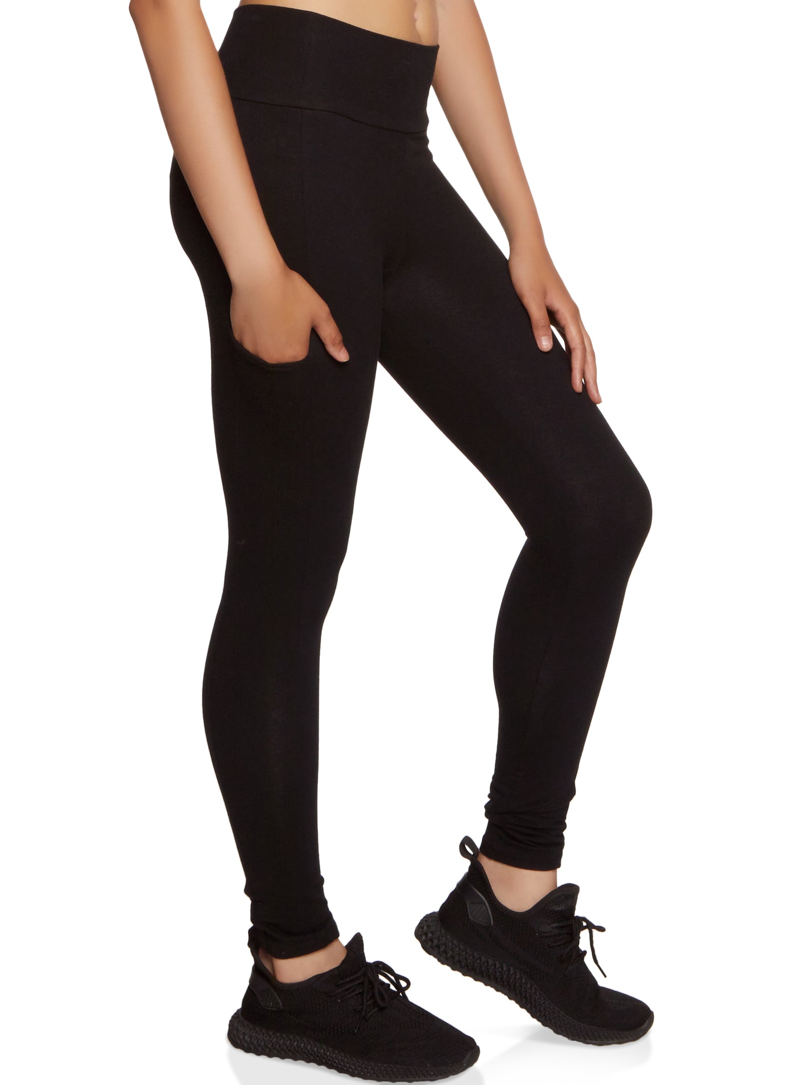 Black Phone Pocket Leggings – ShopNikki