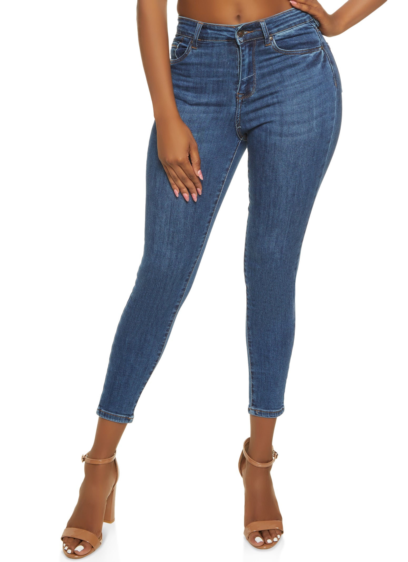 high rise solid jegging