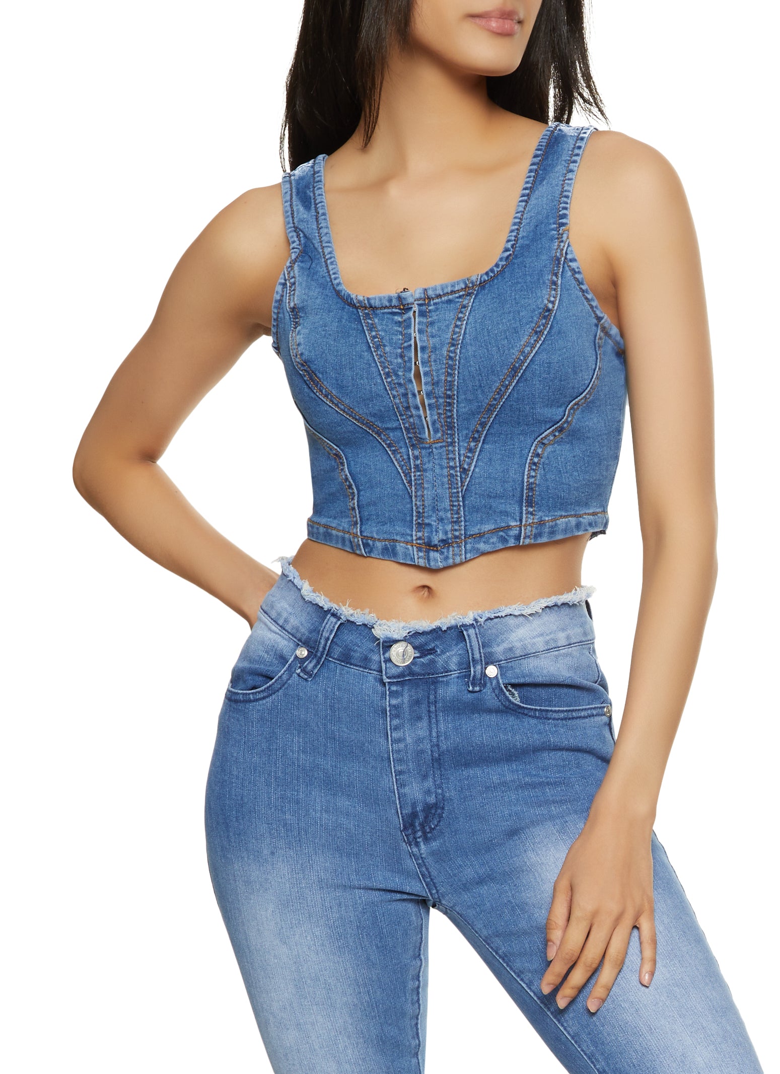 Buy online Women's Crop Square Neck Top from western wear for Women by  Trend Arrest for ₹400 at 73% off | 2024 Limeroad.com