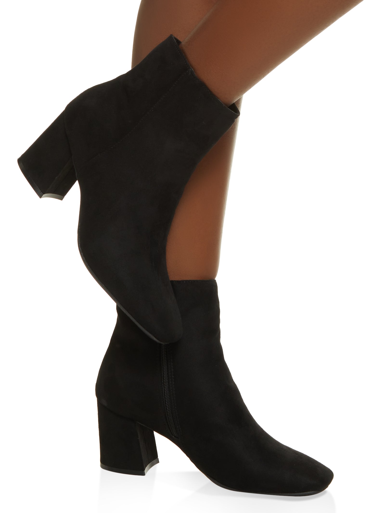 Women's Chunky Heel Ankle Boots-Dream Pairs