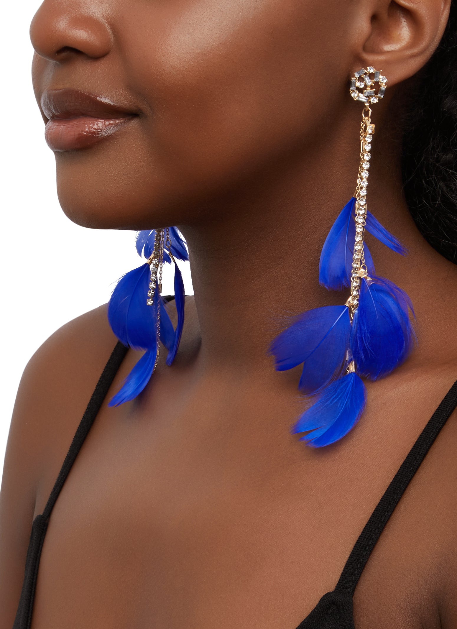 Macaw Feather Earrings 1 - Soundchick Accessories.com