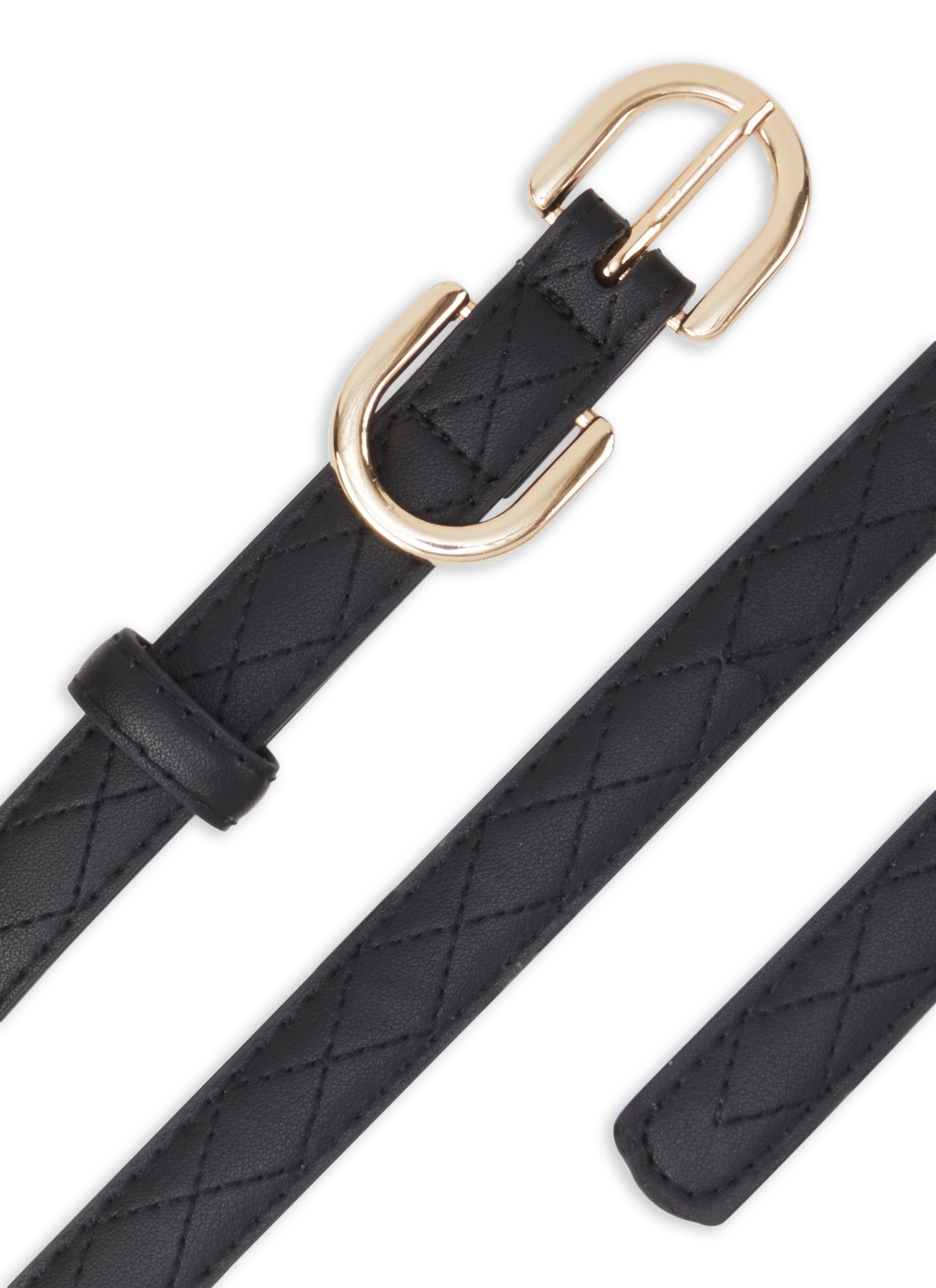 Plus Size Square Buckle Stretch Belt