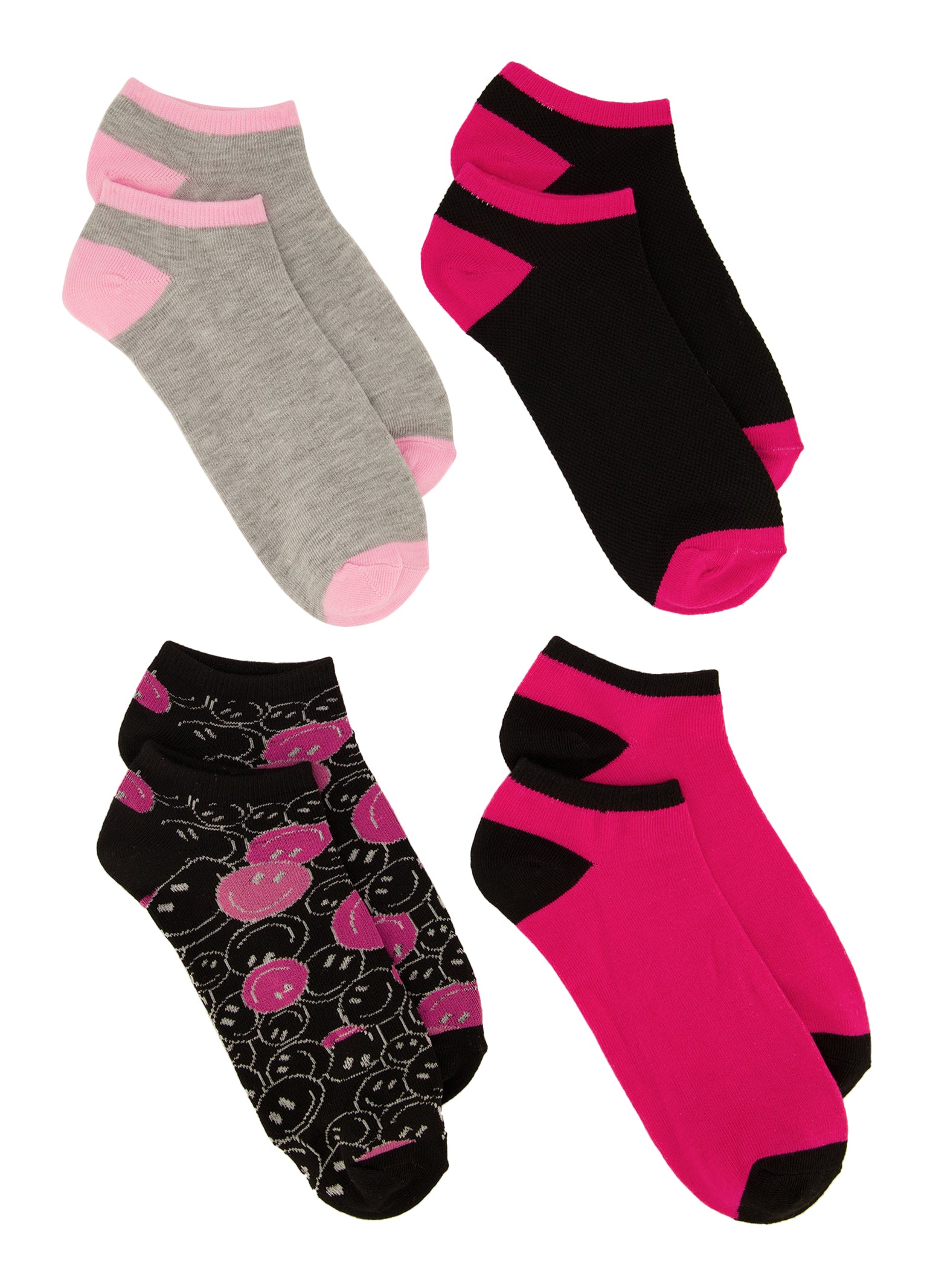 Mean Girls Accessories | Mean Girls Socks 10 Pairs Pack Nwt | Color: Black/Pink | Size: 4-10 | Enchantedrose45's Closet