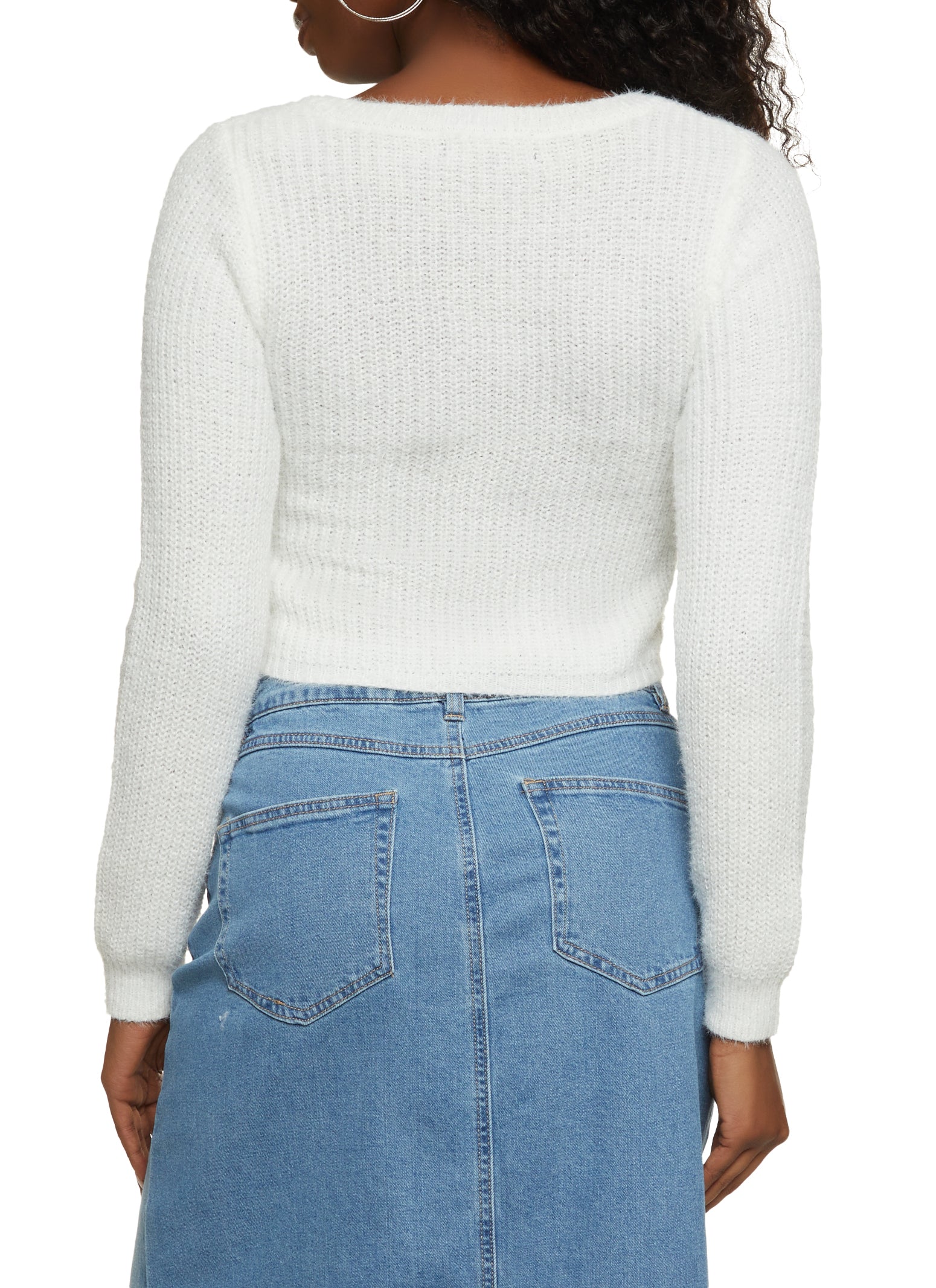 Heart sales keyhole sweater