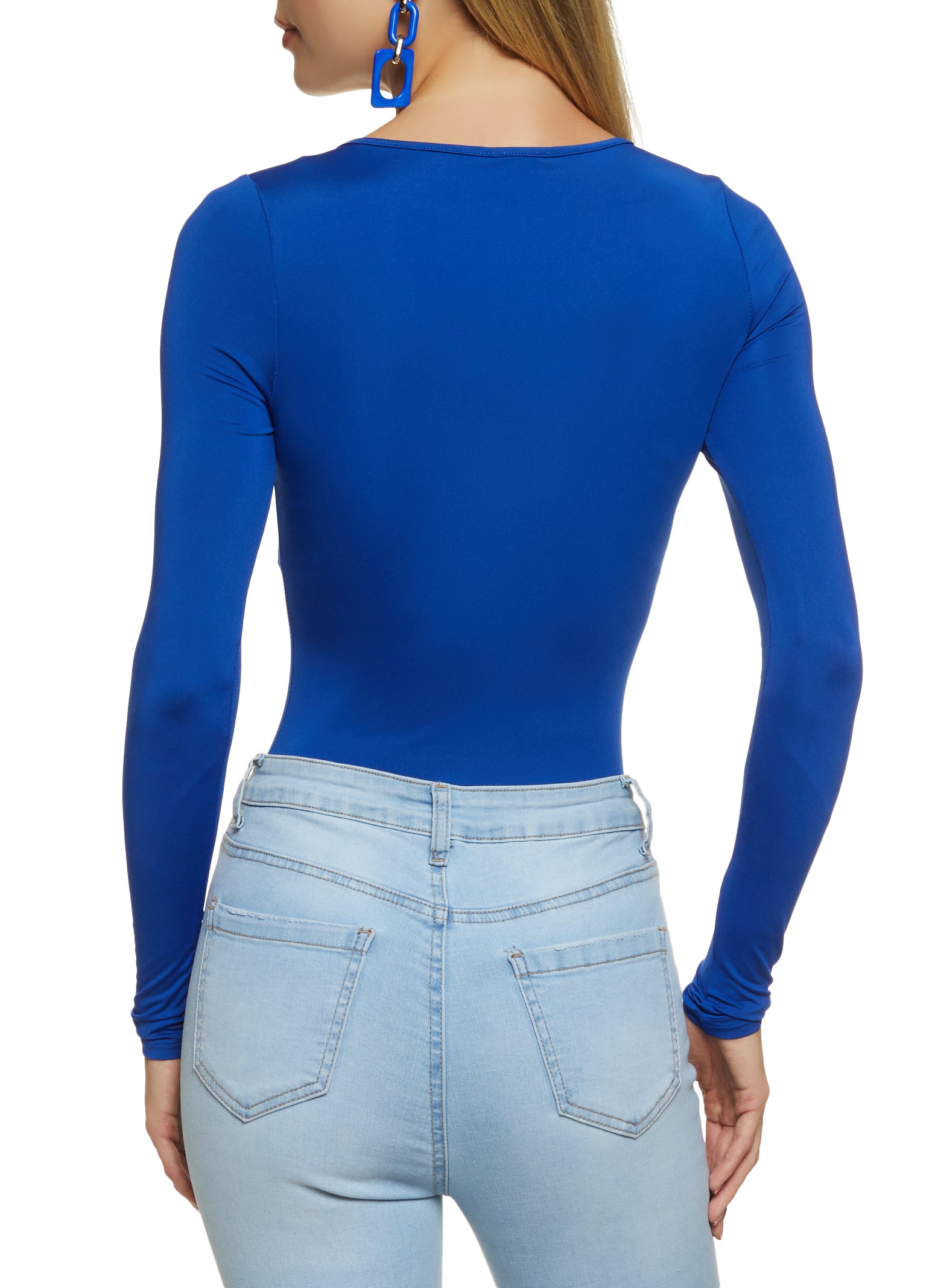Buy Coucou Slip-On Bodysuit - Dazzling Blue at Rs.675 online