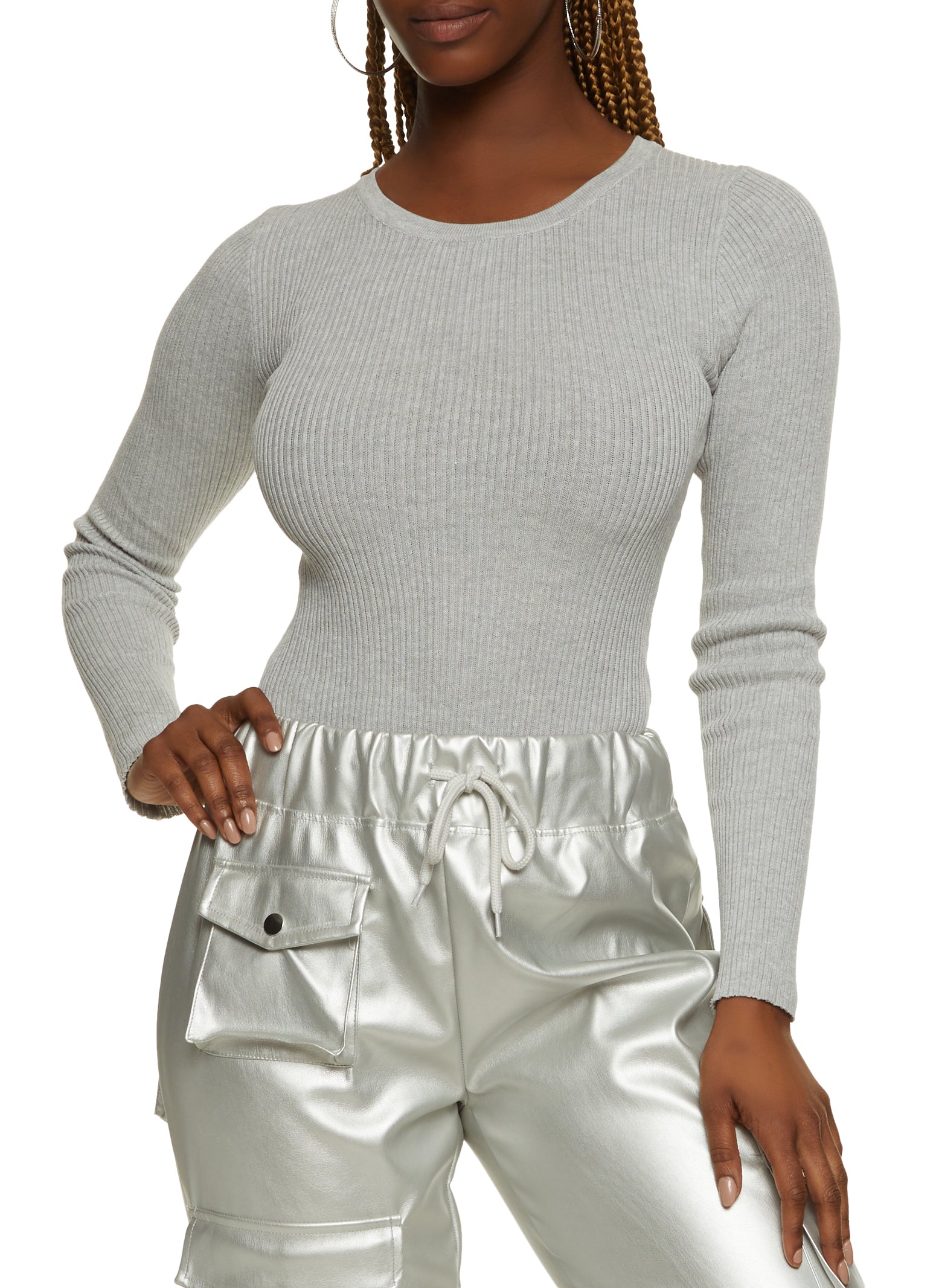  Bodysuit for Women Rib-Knit Solid Cami Bodysuit Tops