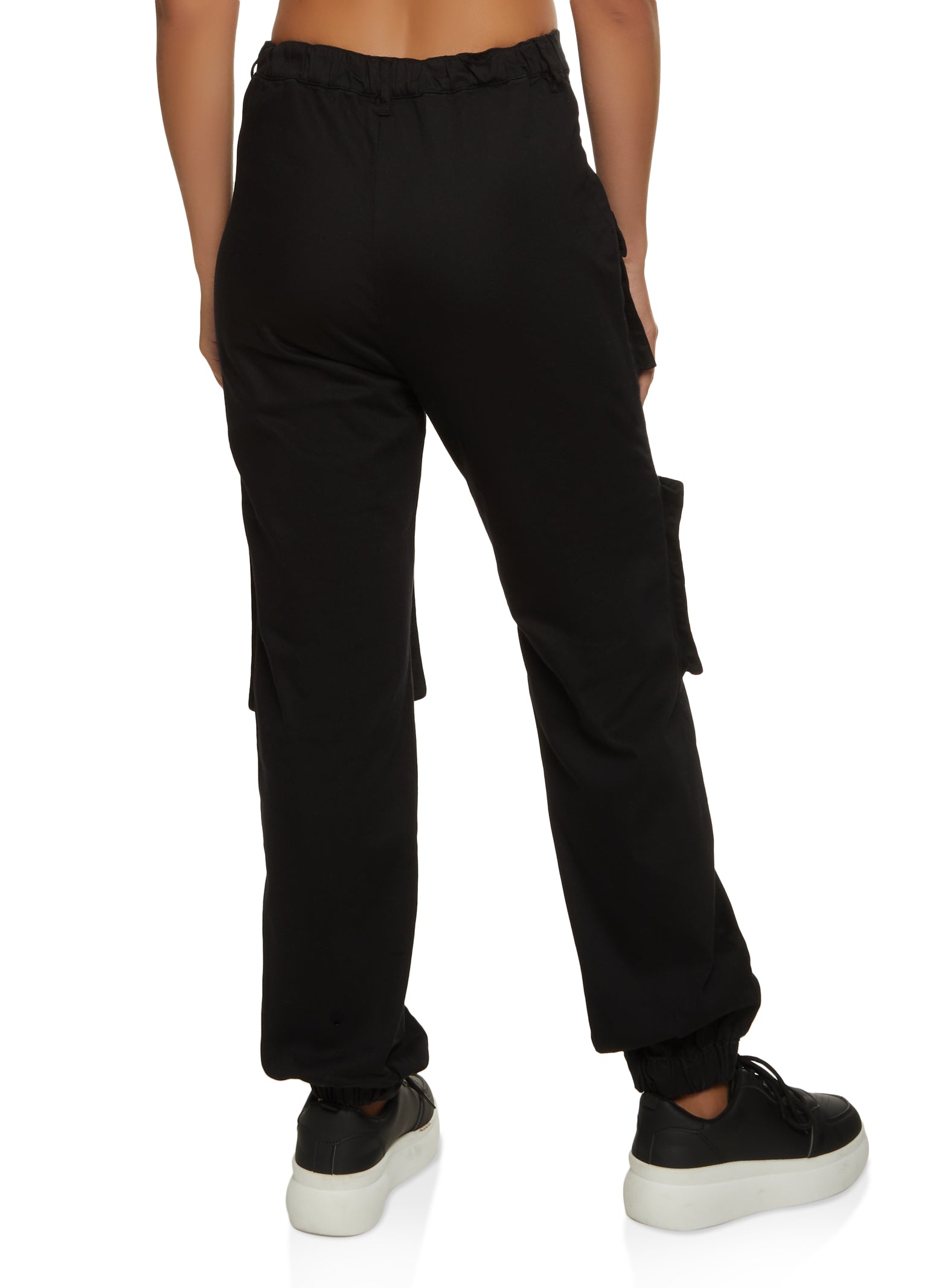 Zip front online joggers