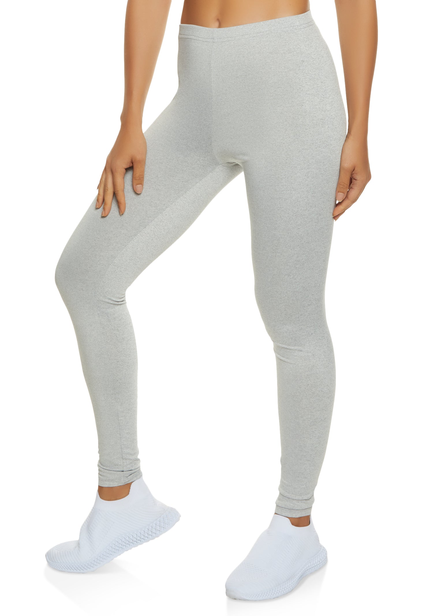 Highwaist Essential Leggings (Heather) – Motier Lafayette