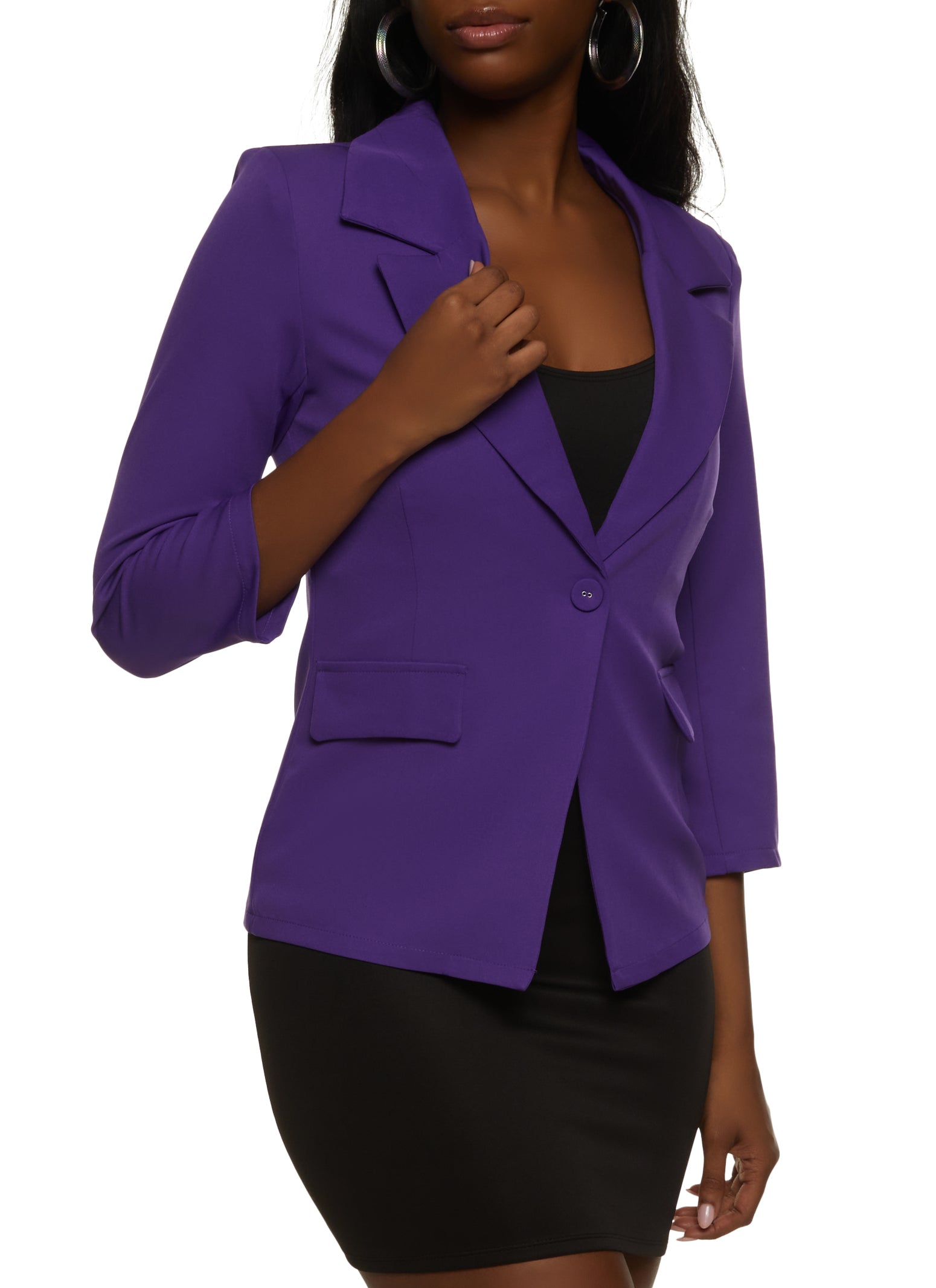 Quarter on sale sleeve blazer