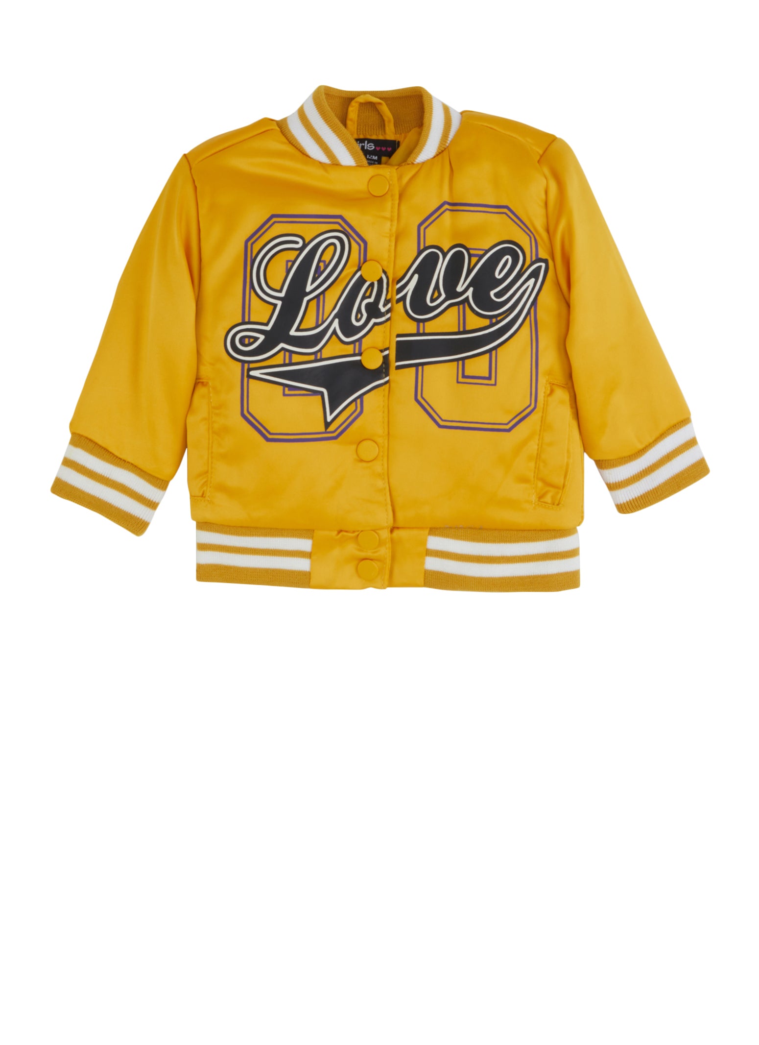 Meilisa Bai Girls Yellow Biker Jacket | Missbaby