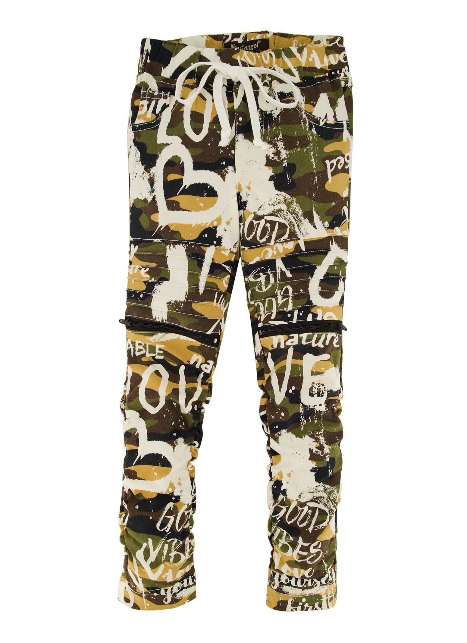Little Girls Camo Hyperstretch Stacked Pants