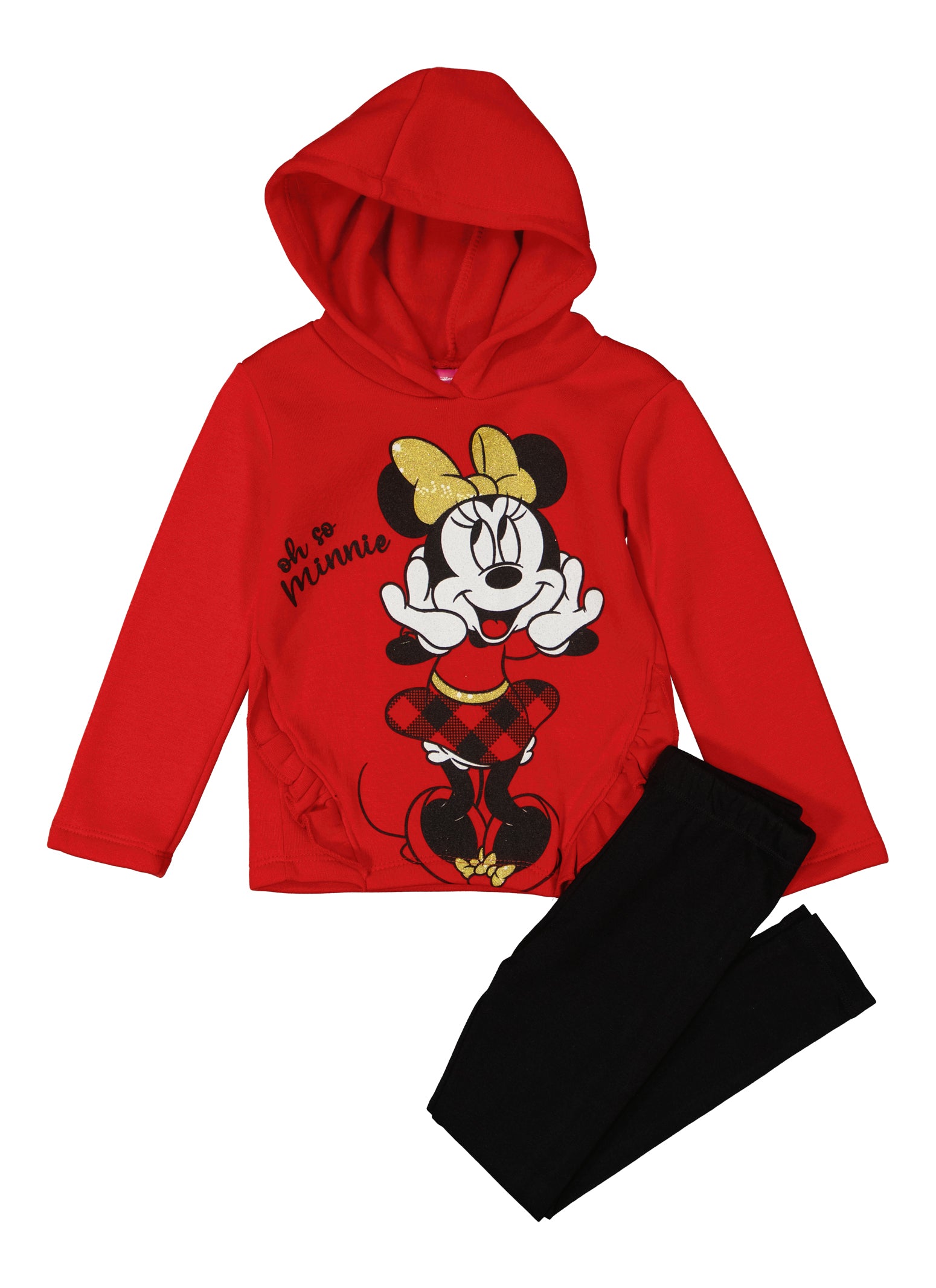 Red minnie hot sale mouse hoodie